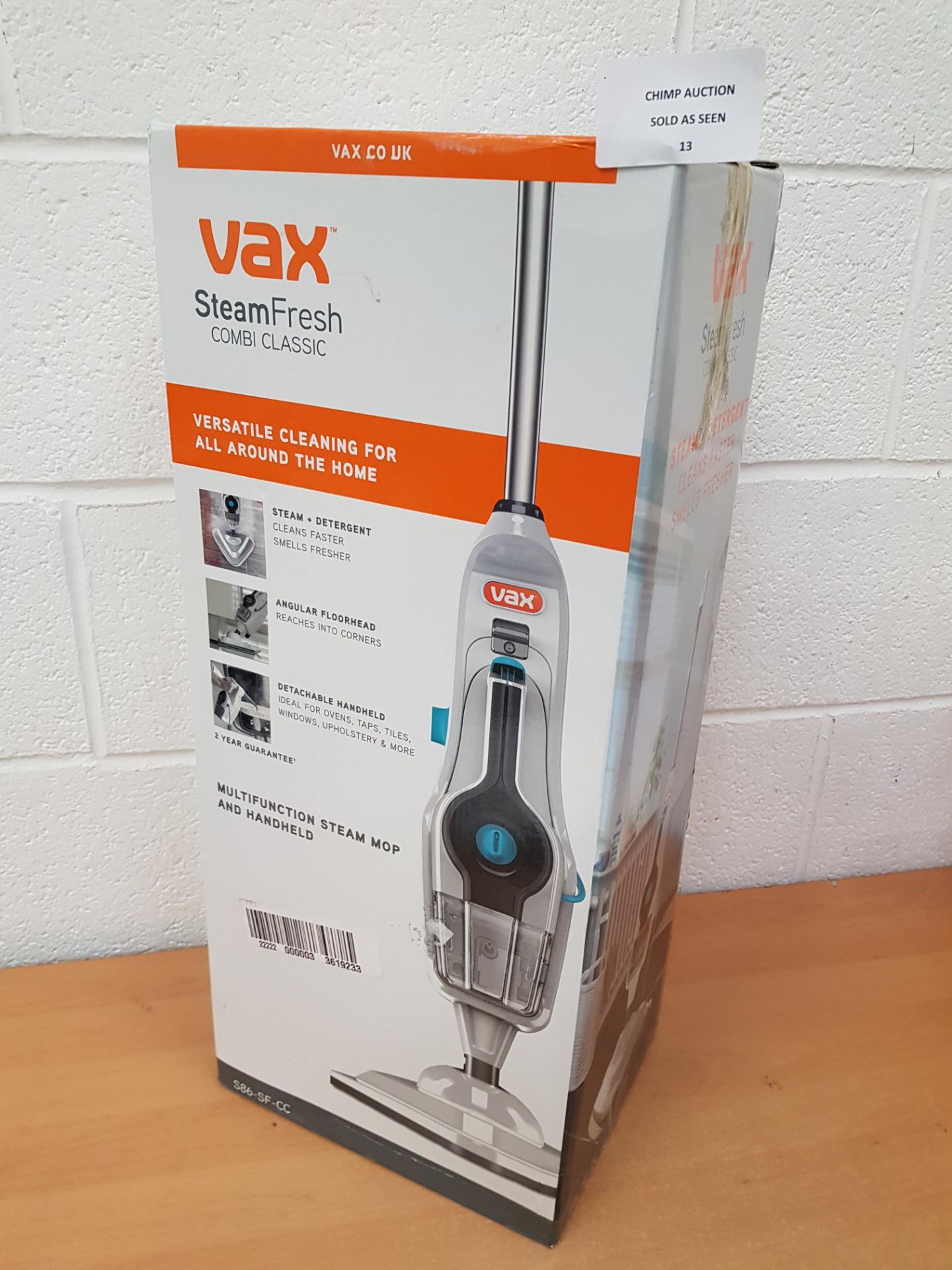 Vax S86-SF-CC Steam Fresh Combi Classic Multifunction Steam Mop RRP £149.99.