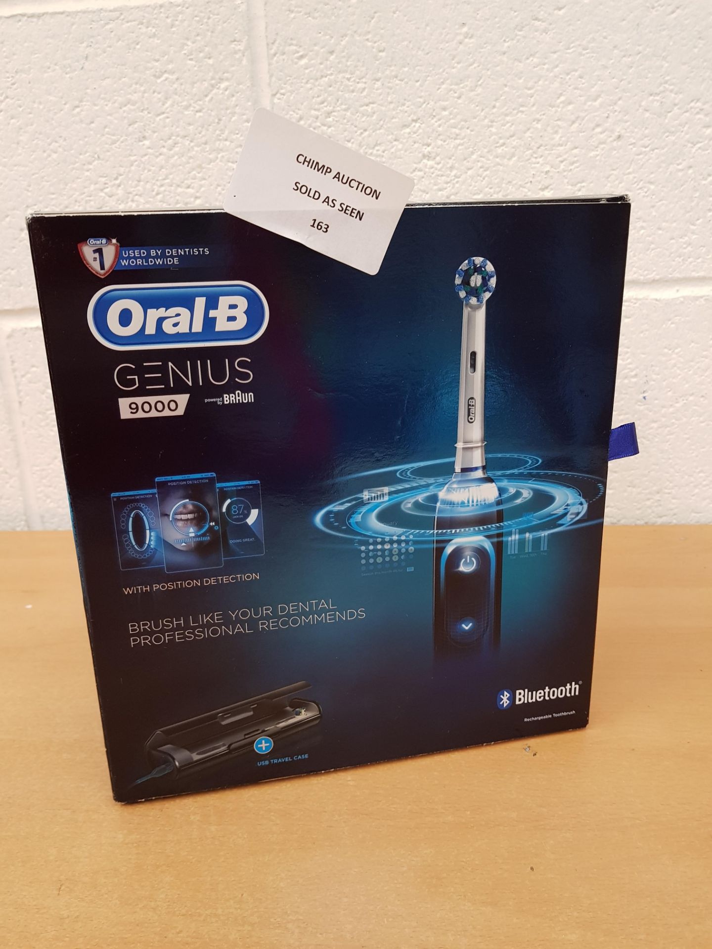 Oral-B Braun Genius 9000 Smart Bluetooth toothbrush RRP £269.99.