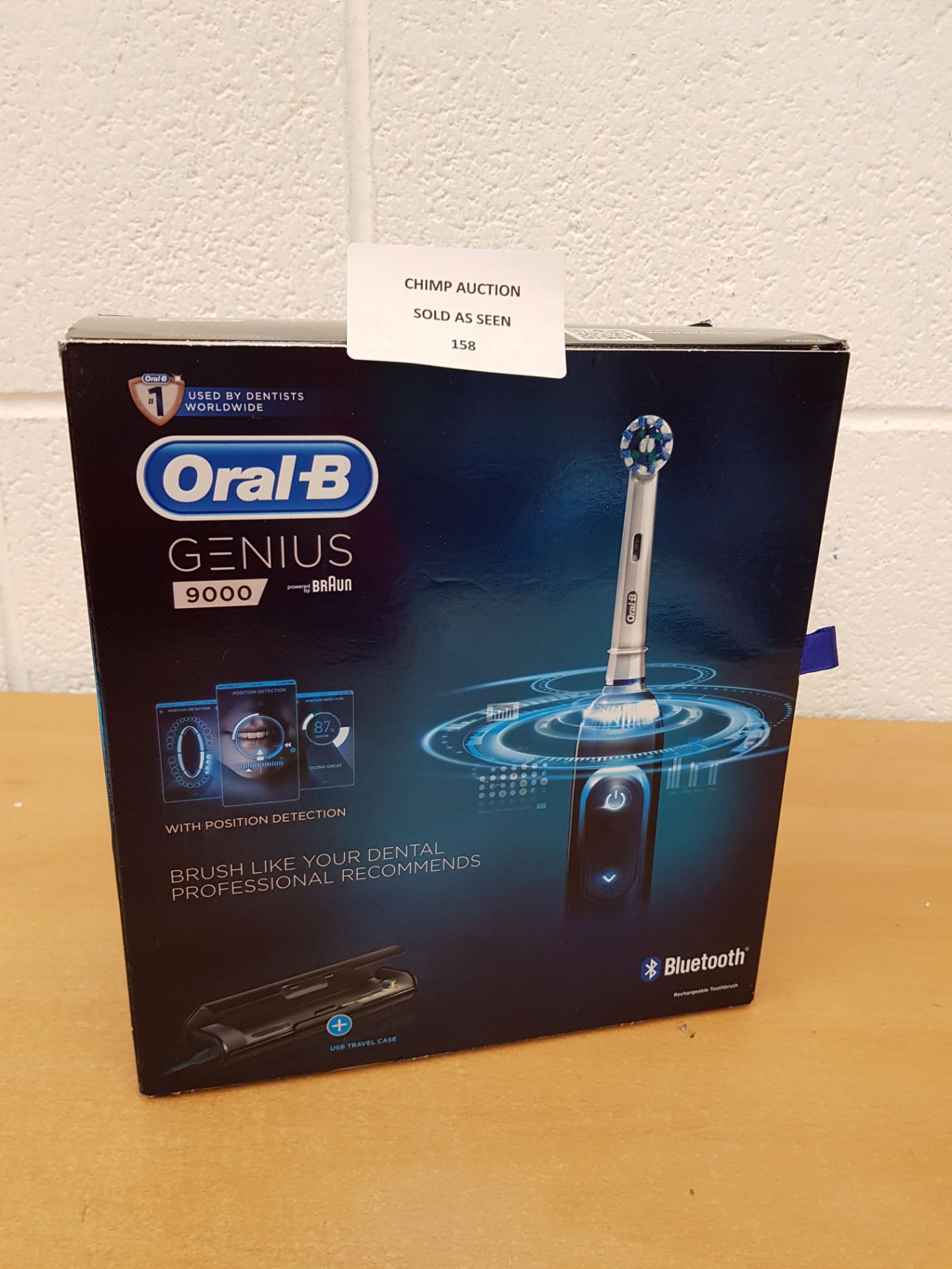 Oral-B Braun Genius 9000 Smart Bluetooth toothbrush RRP £269.99.