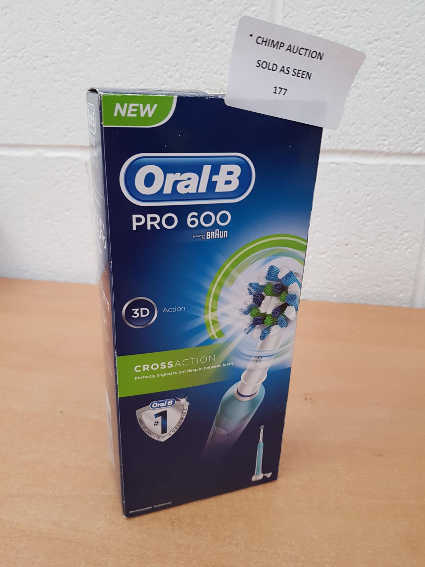 Oral-B Pro 600 Braun electric 3D action toothbrush