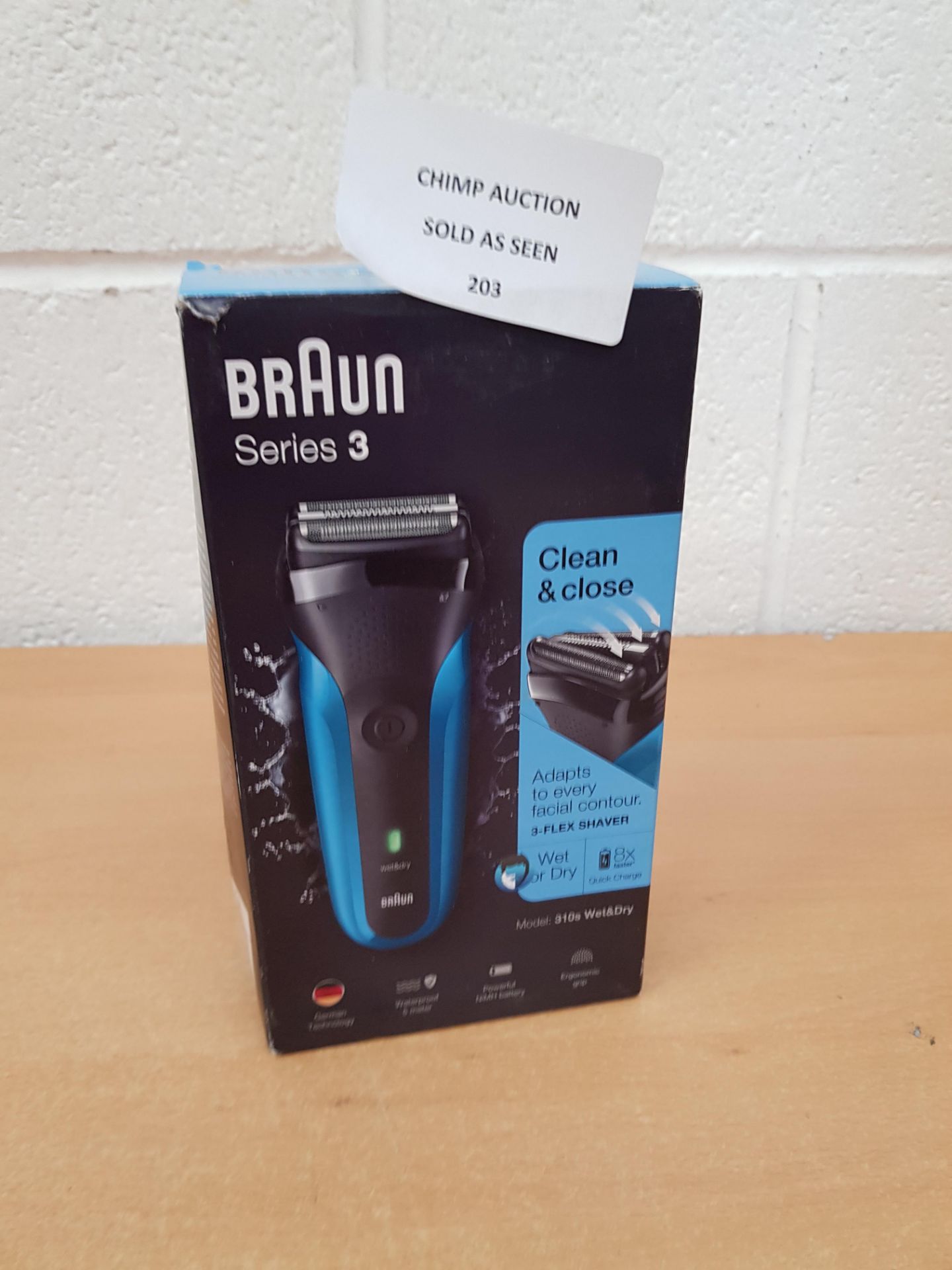 Braun Series 3 310s Wet and Dry Electric Shaver RRP £50.