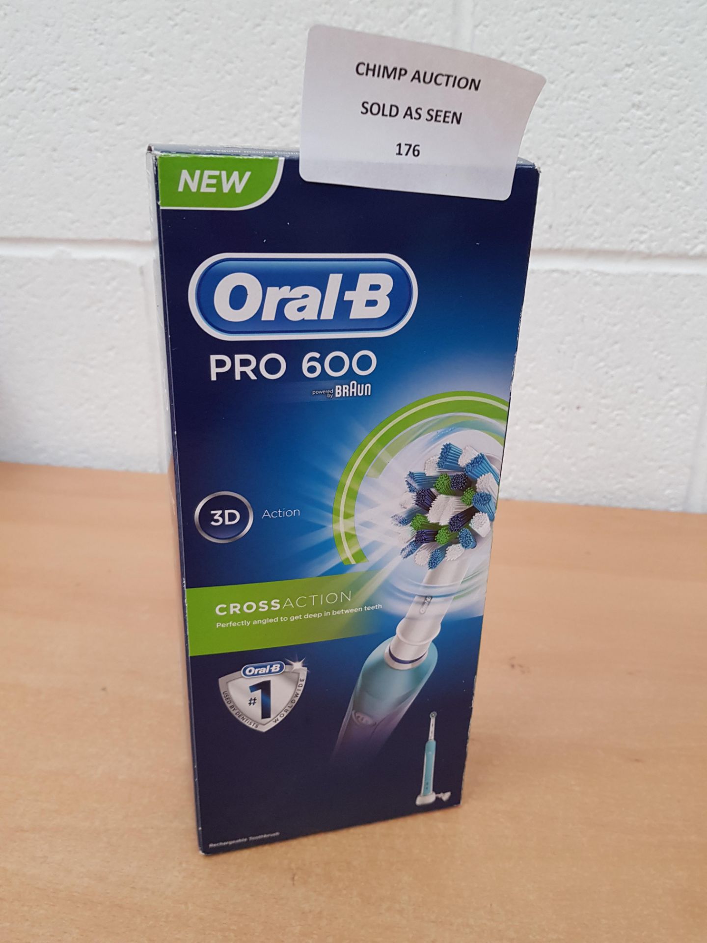 Oral-B Pro 600 Braun electric 3D action toothbrush