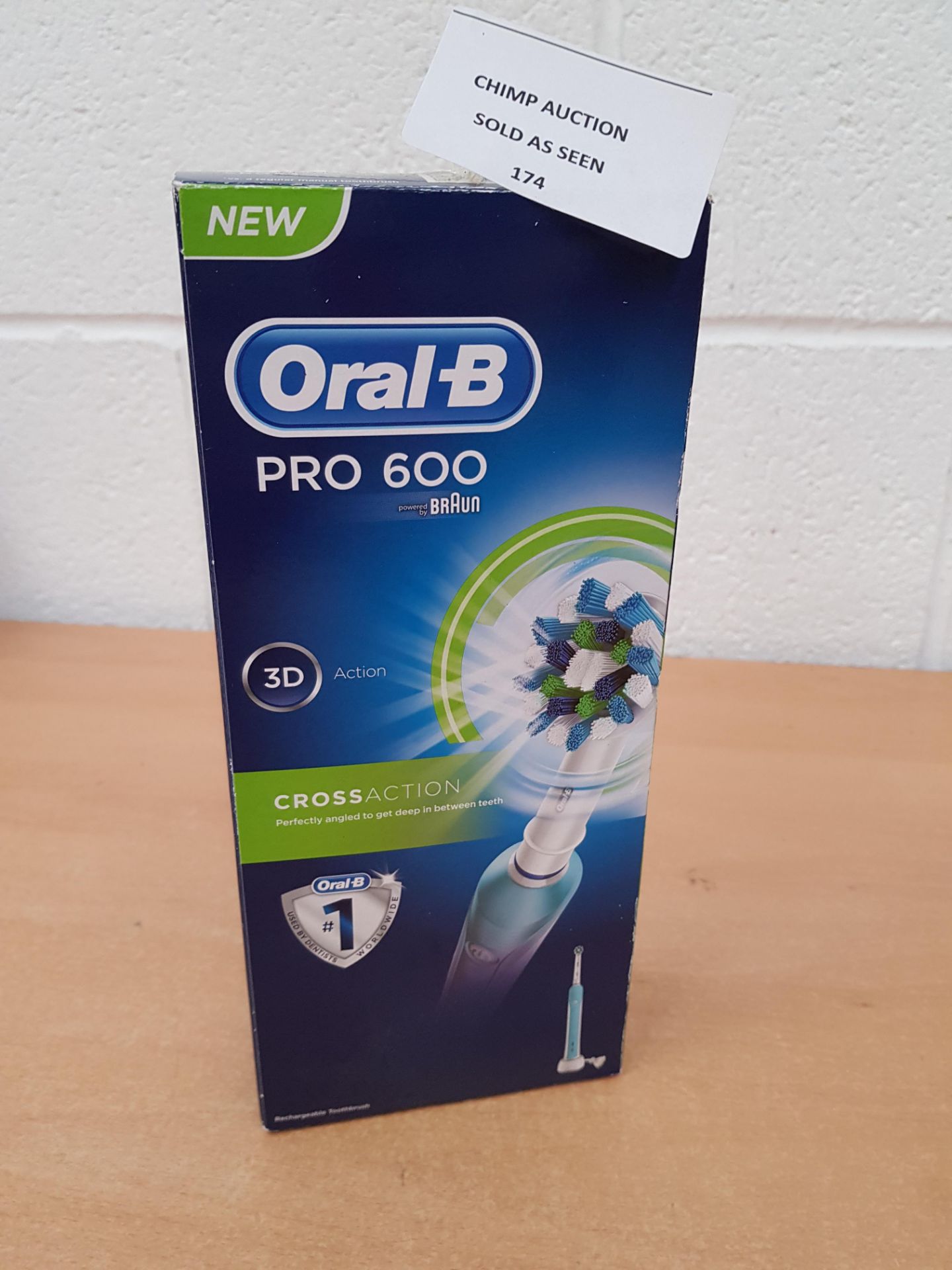 Oral-B Pro 600 Braun electric 3D action toothbrush