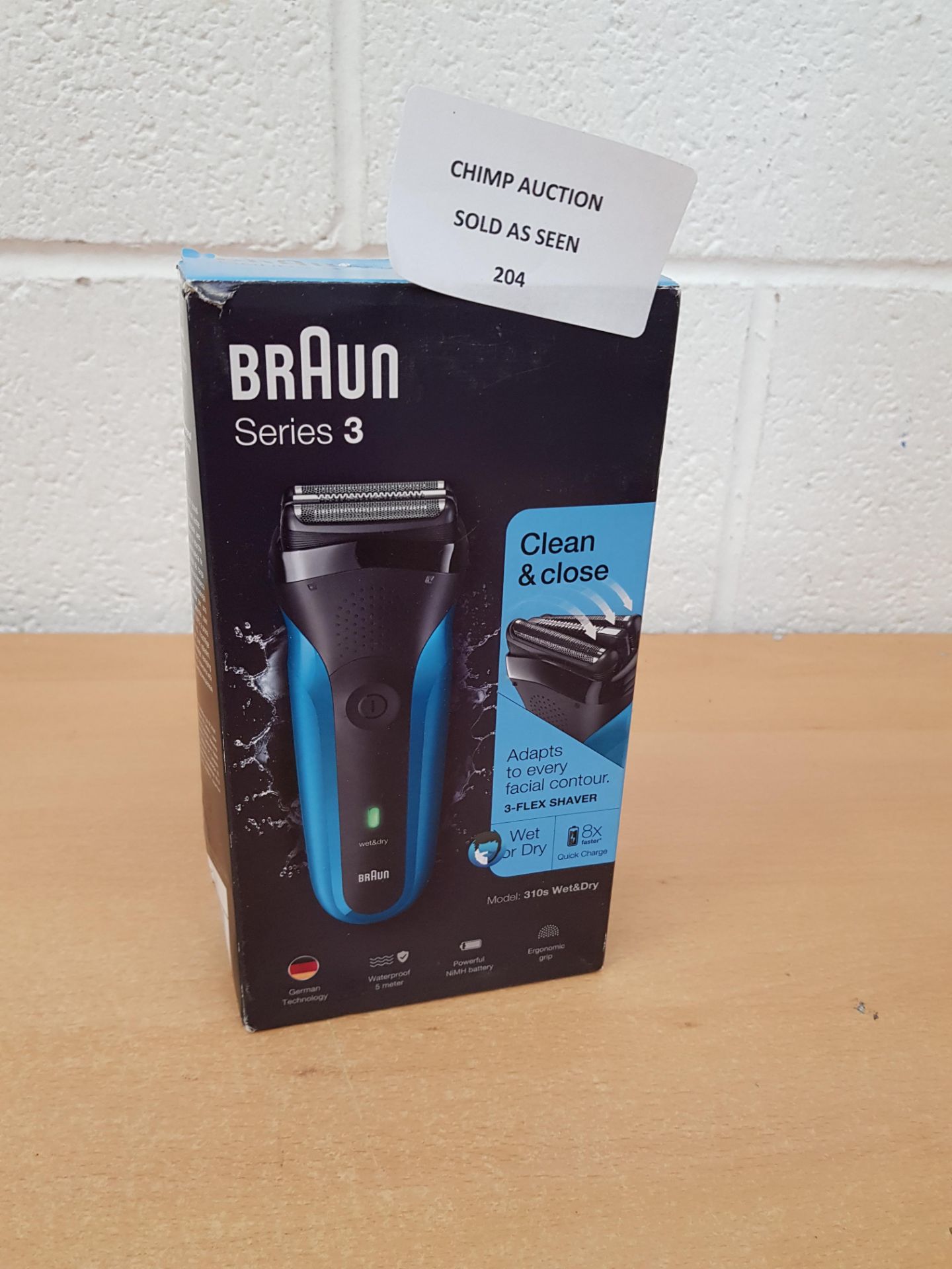 Braun Series 3 310s Wet and Dry Electric Shaver RRP £50.