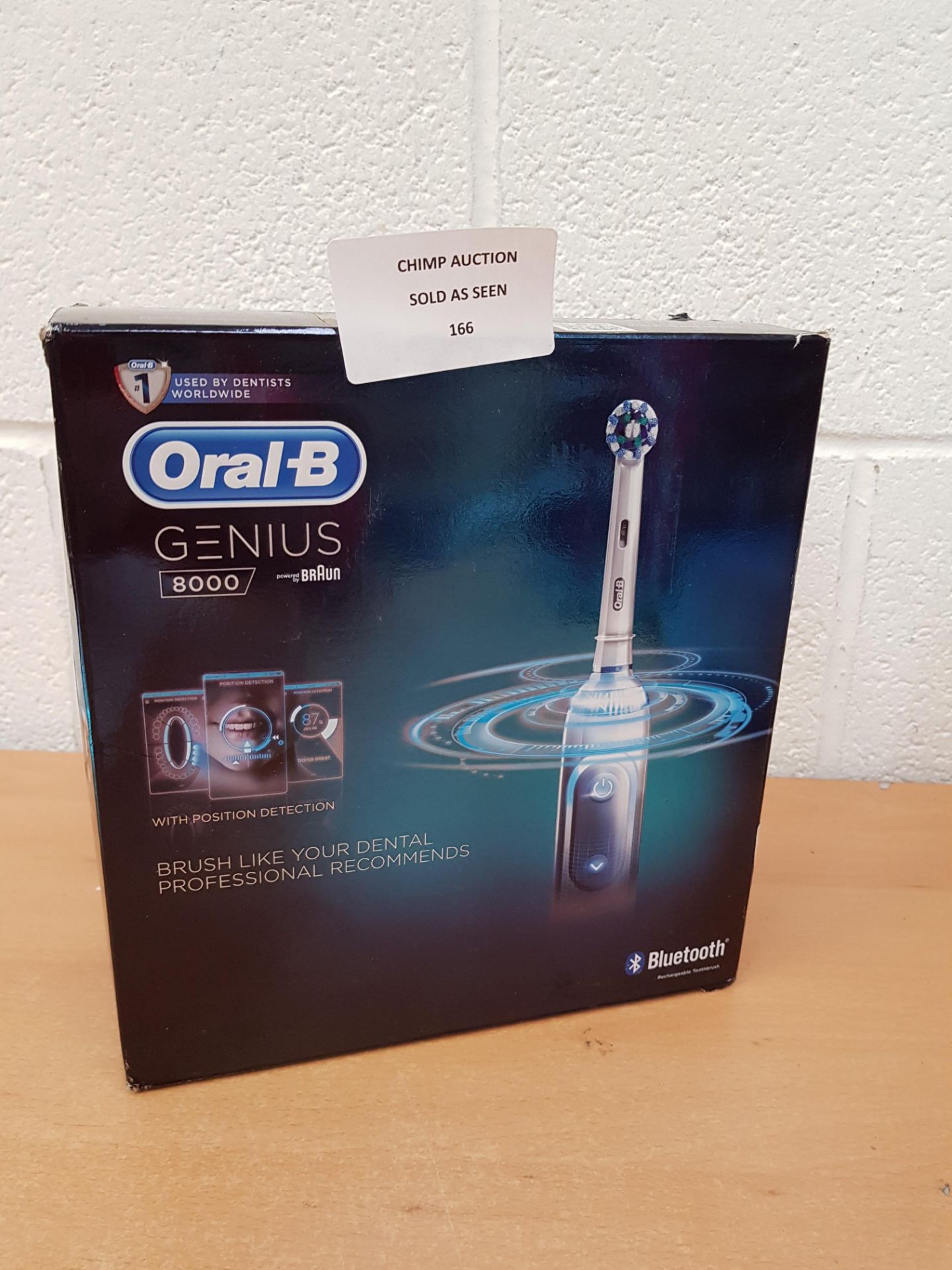 Oral-B Braun Genius 8000 Smart Bluetooth toothbrush RRP £259.99.