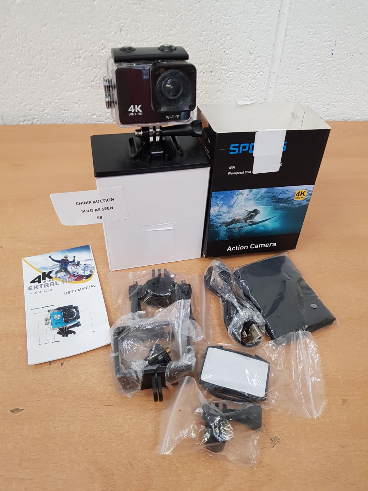 Sports 4K Ultra Wifi Action Camera