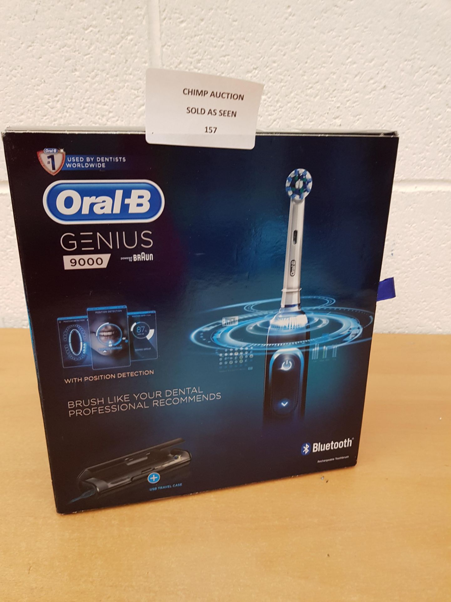 Oral-B Braun Genius 9000 Smart Bluetooth toothbrush RRP £269.99.