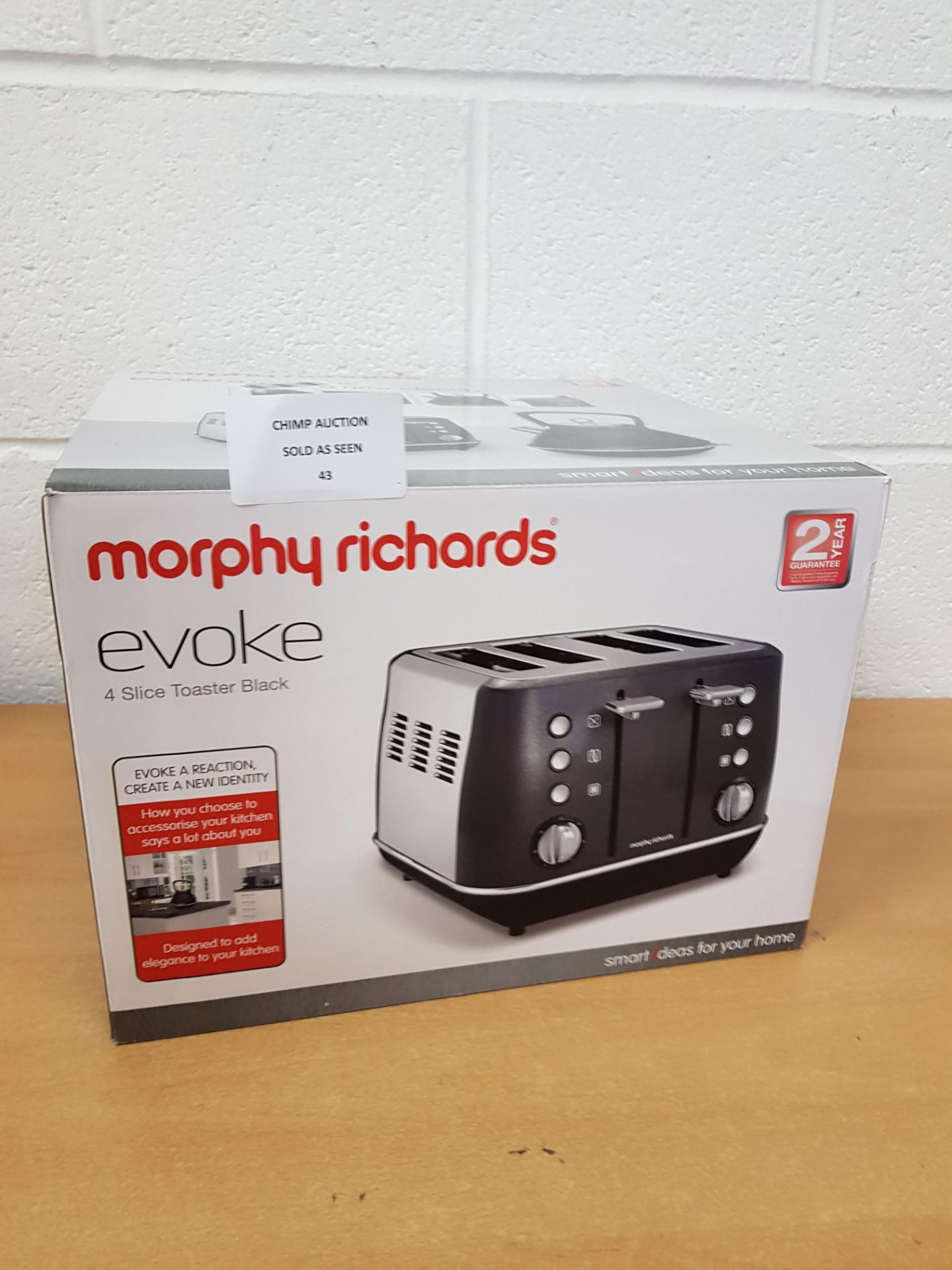 Morphy Richards Evoke 4 slice Toaster