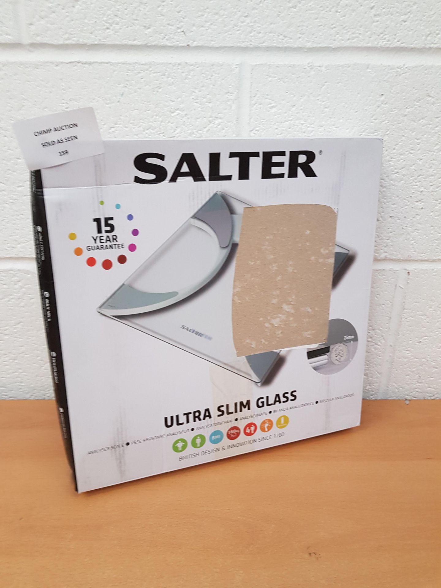 Salter Ultra Slim Glass Scale