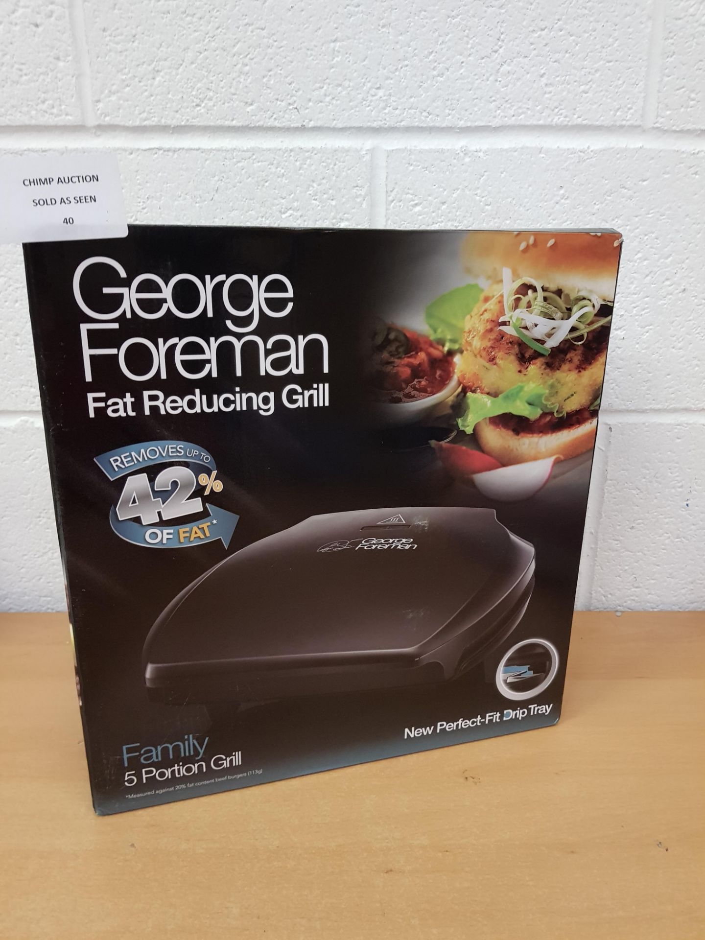 George Foreman Family 5 portion Grill