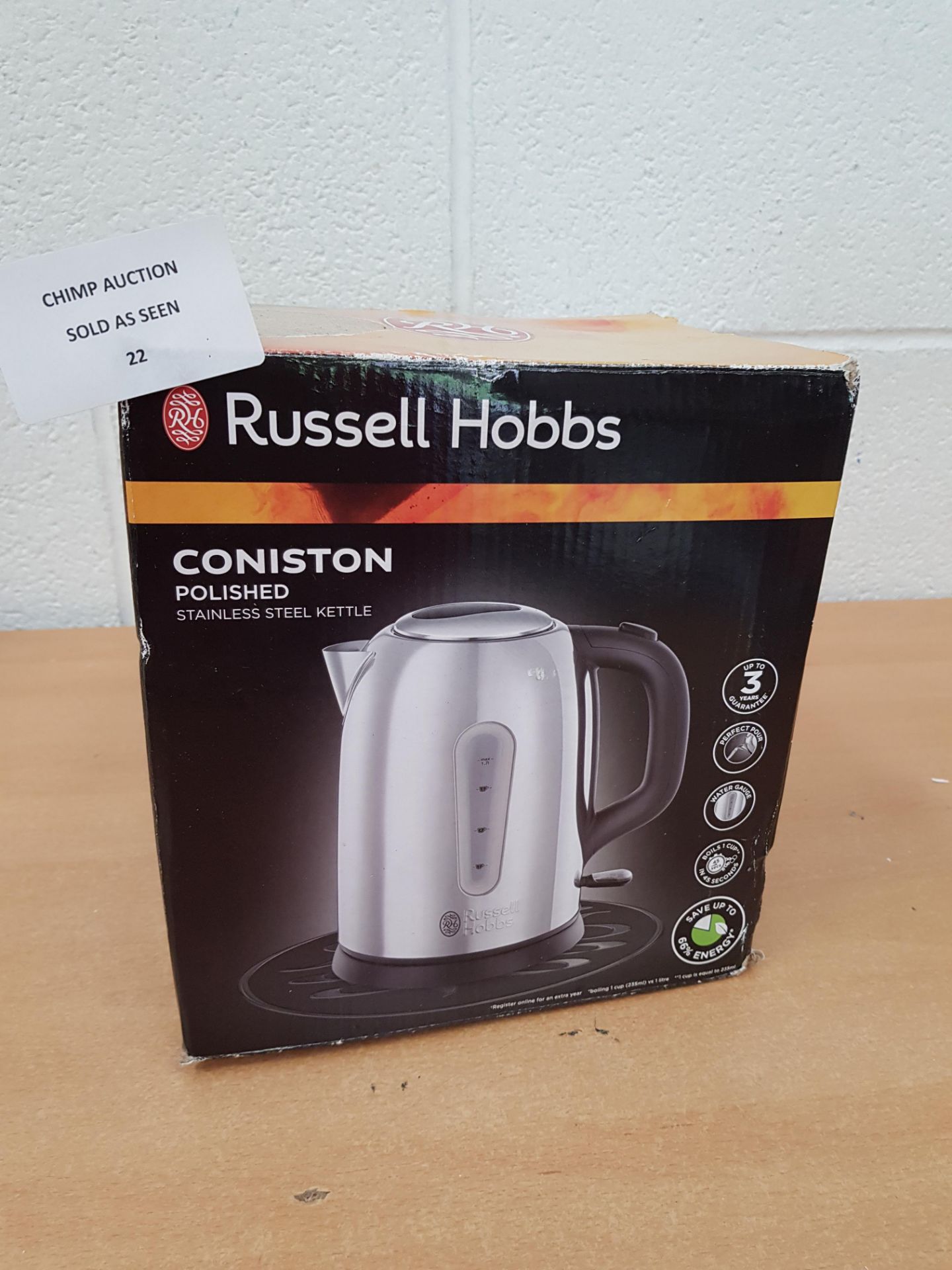 Russell Hobbs Coniston Polished Kettle