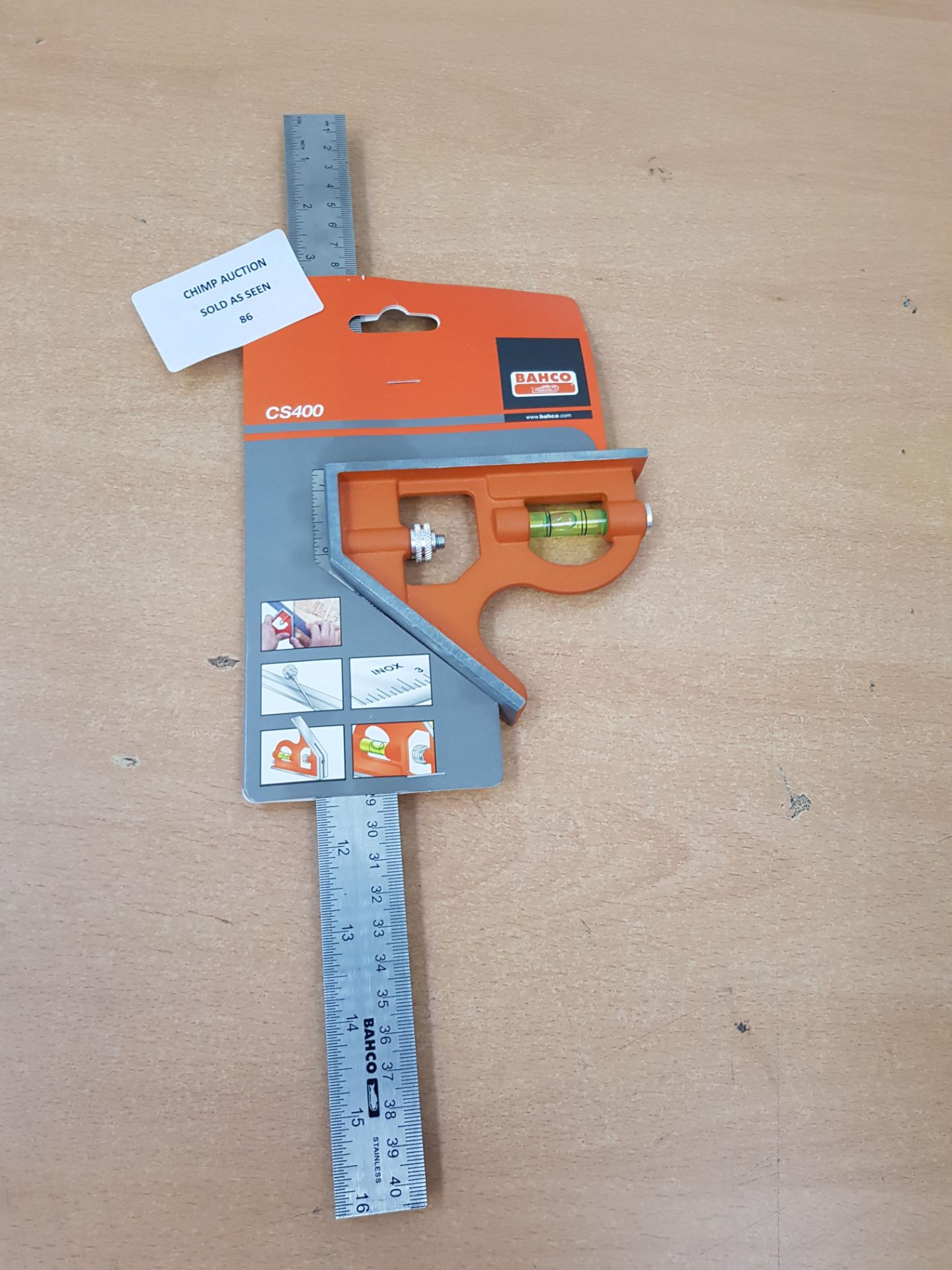 Bahco CS400 400mm Combination Square Tool