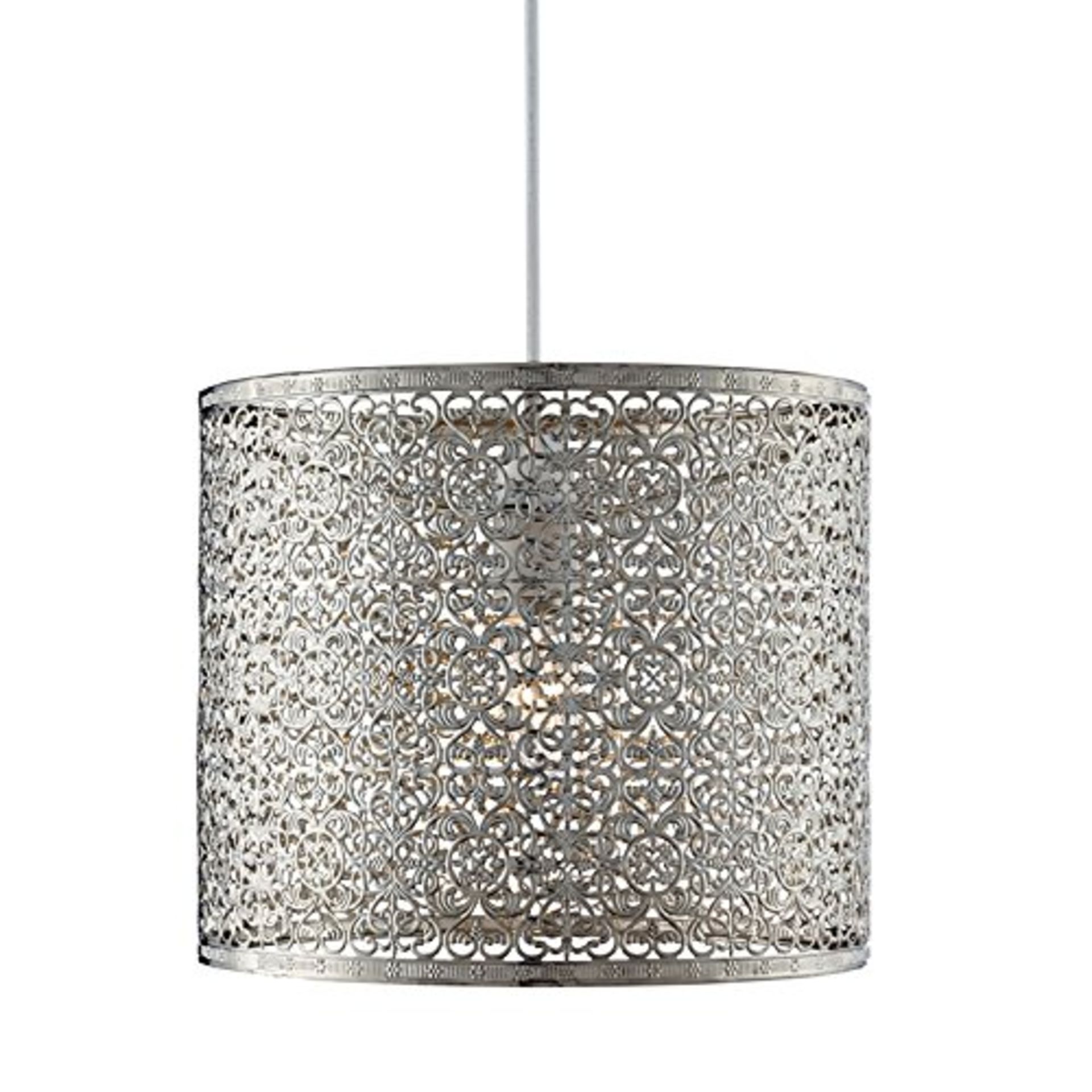 Lighting Collection Moroccan Style Metal Easy Fit Pendant