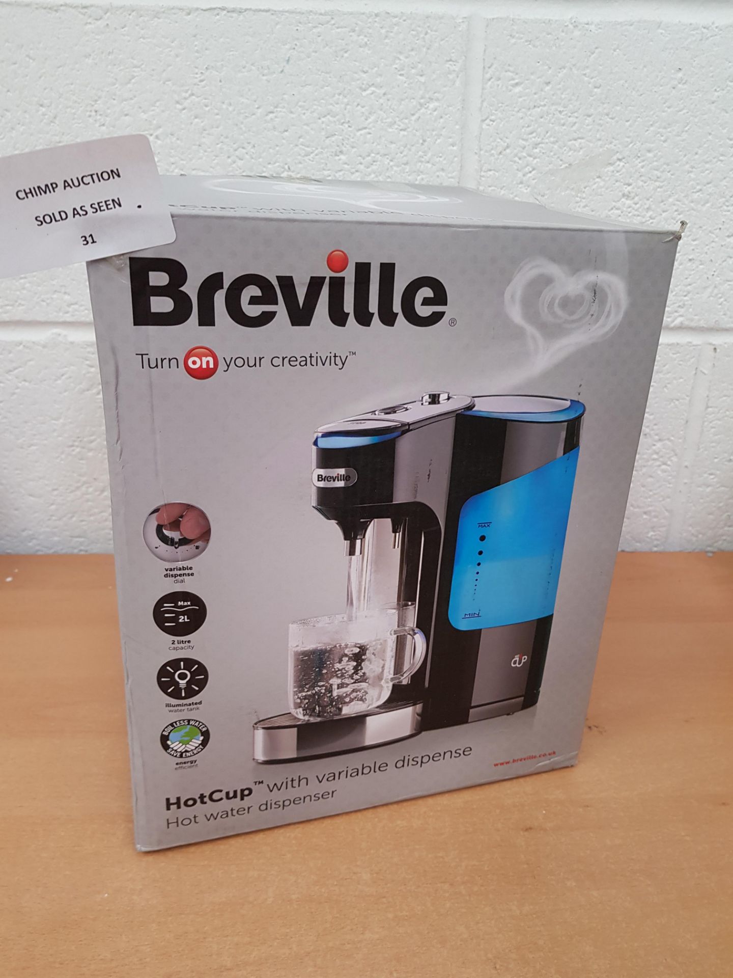 Breville HotCup with Variable Dispense hot water Dispenser