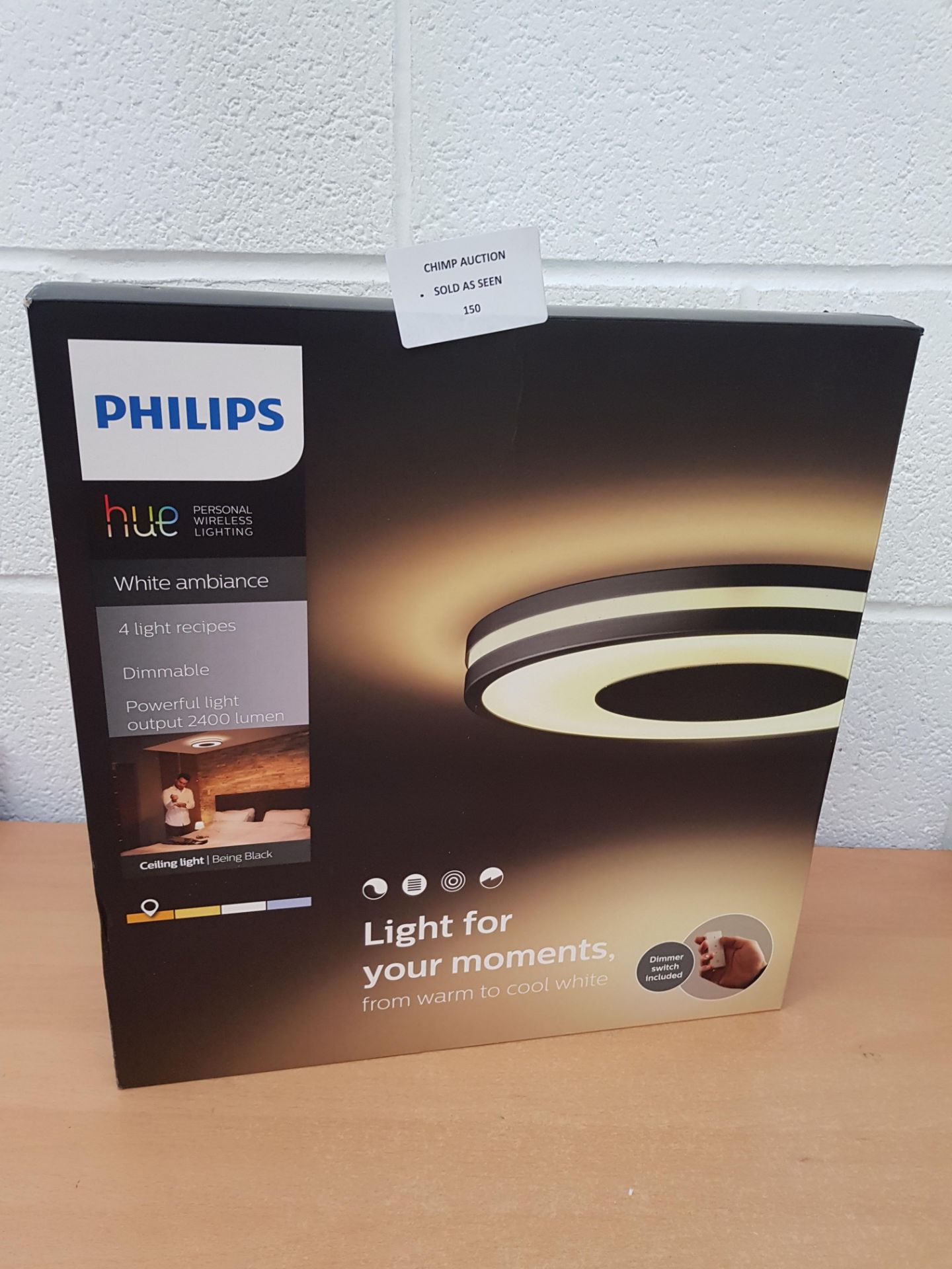 Philips Hue White Ambience Being LED Smart Flush Ceiling Light RRP £179.99