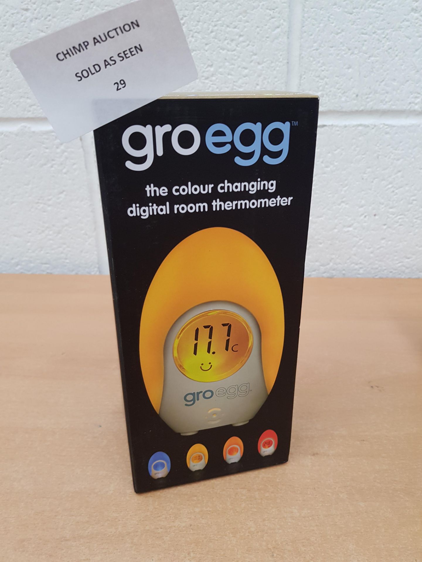 The Gro Company Groegg Colour Changing Room Thermometer