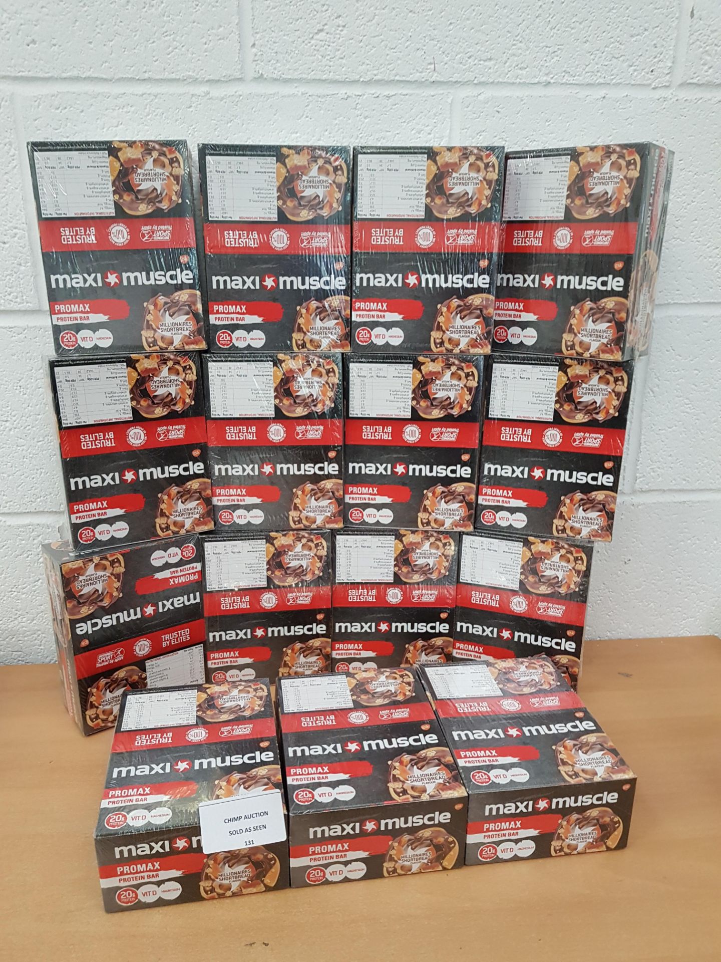 15X NEW Maximuscle Promax High Protein Bar Pack of 12 EXP April/2019 .