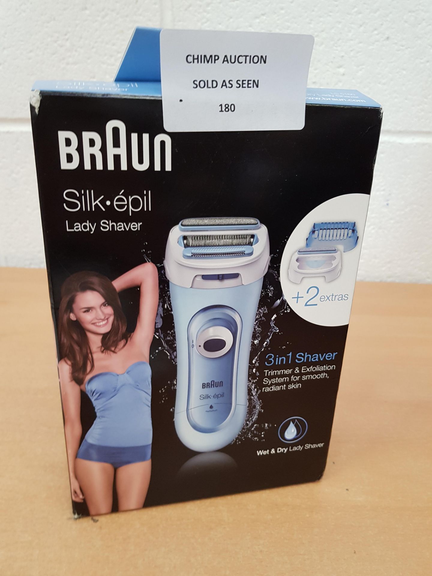 Braun Silk-épil Lady Shaver 5-160, 3-in-1 Wet and Dry Electric Shaver