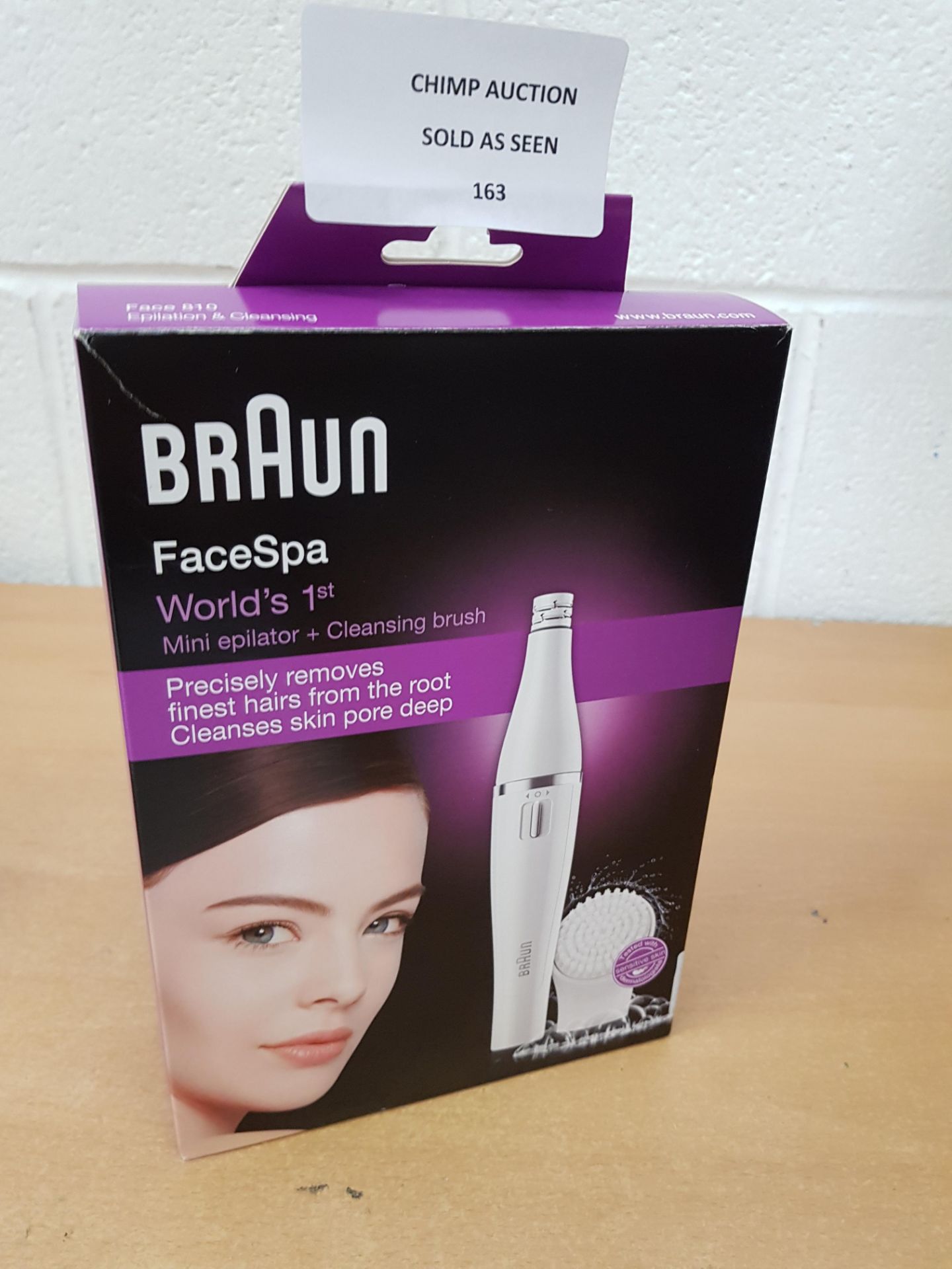 Braun Face 810 Facial Epilator, Hair Removal RRP £69.99
