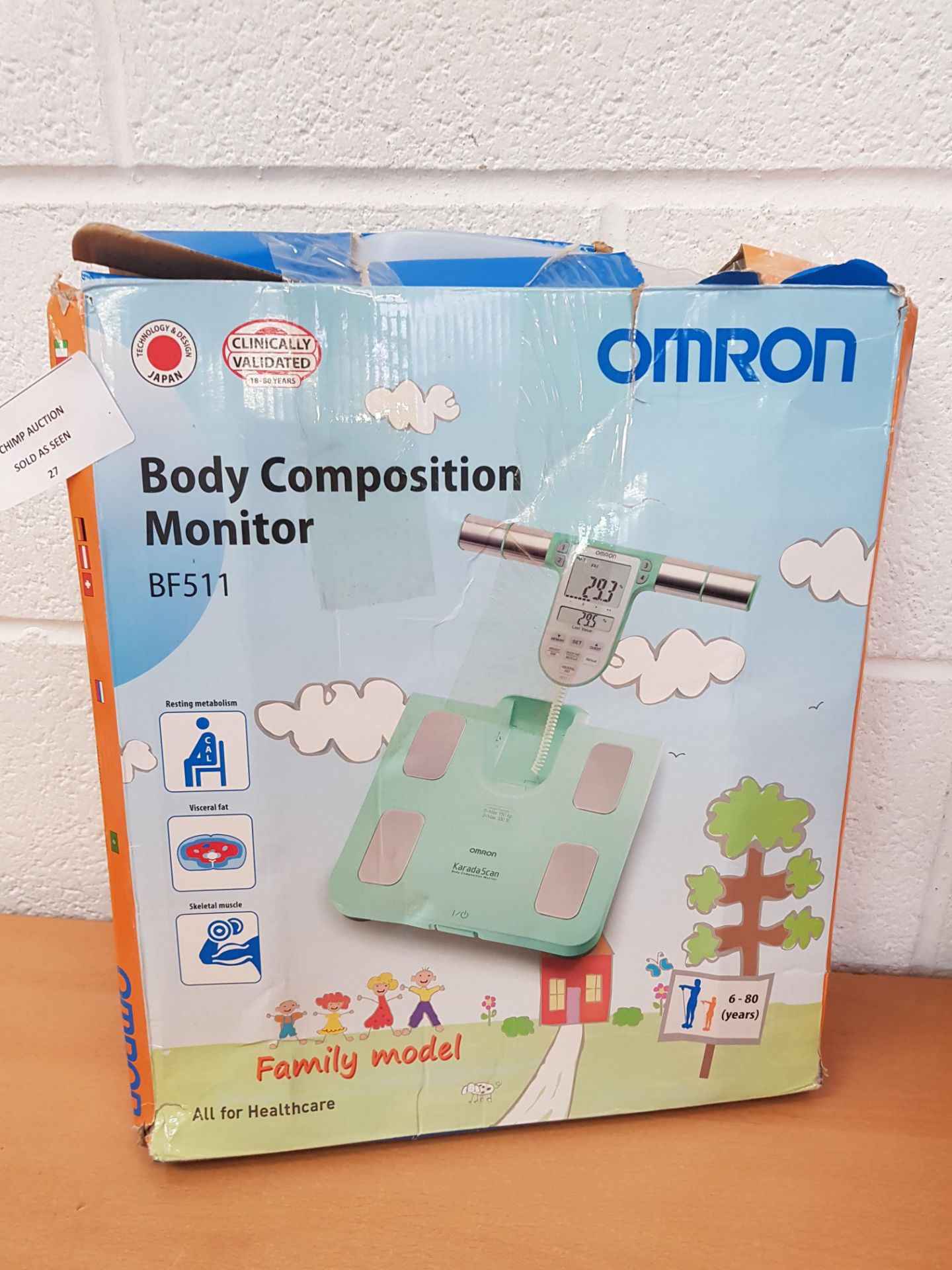 OMRON BF511 Clinical Full Body Composition Monitor RRP £129.99