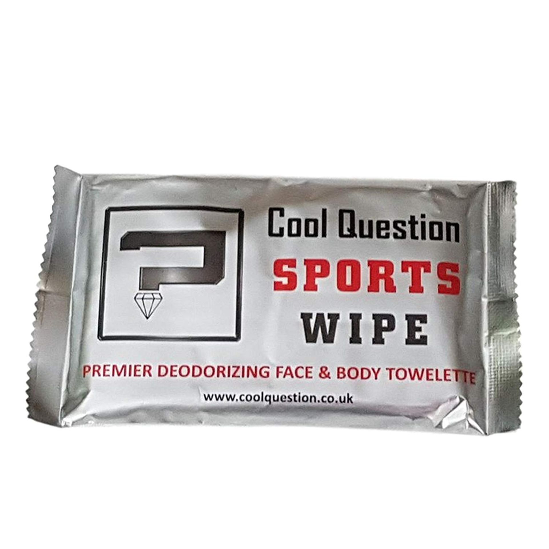 25x NEW Cool Question Individually Wrapped Adult Sports Towellete