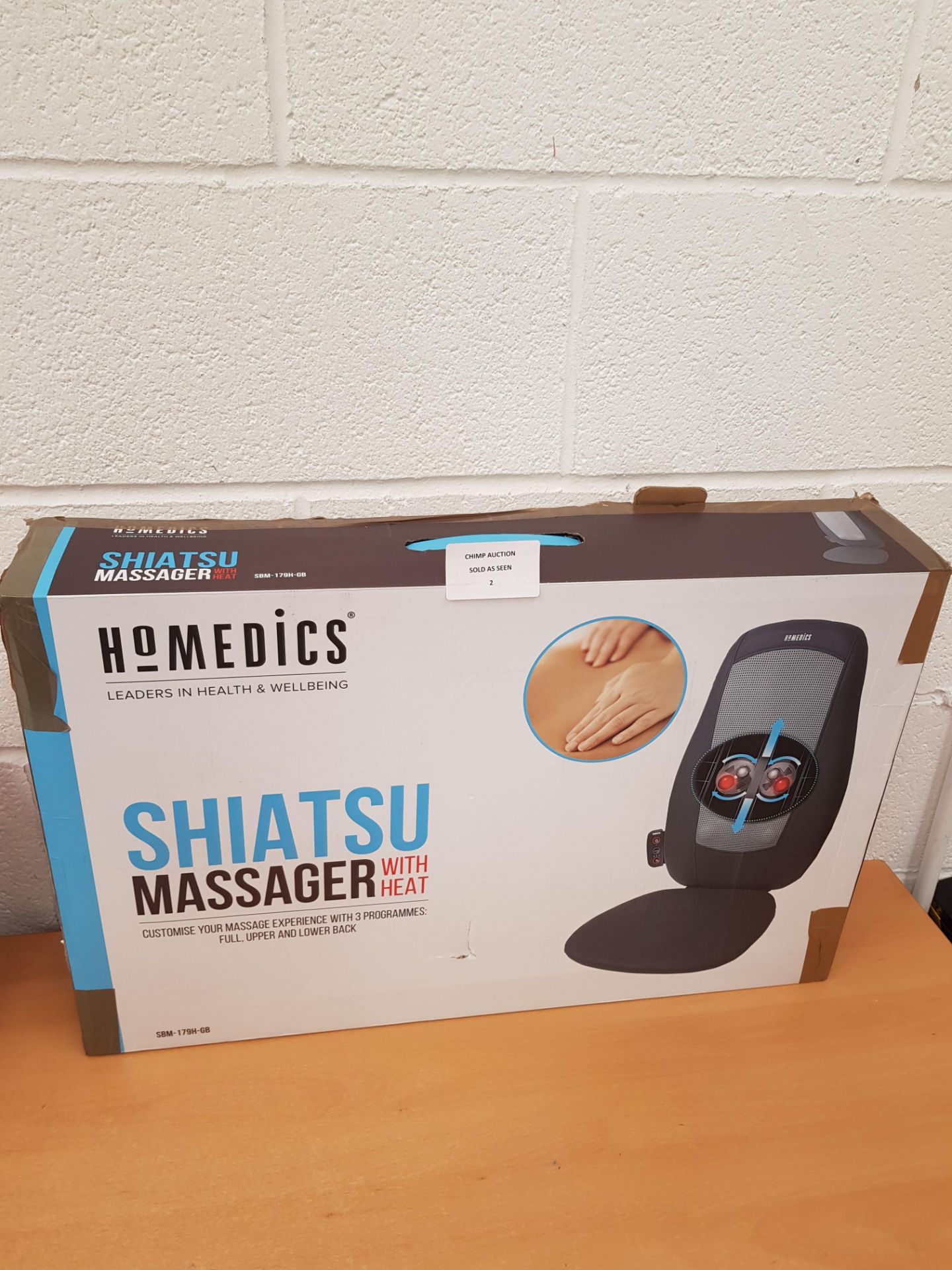 HoMedics SBM-179H Shiatsu Back and Shoulder Massager - RRP £69.99