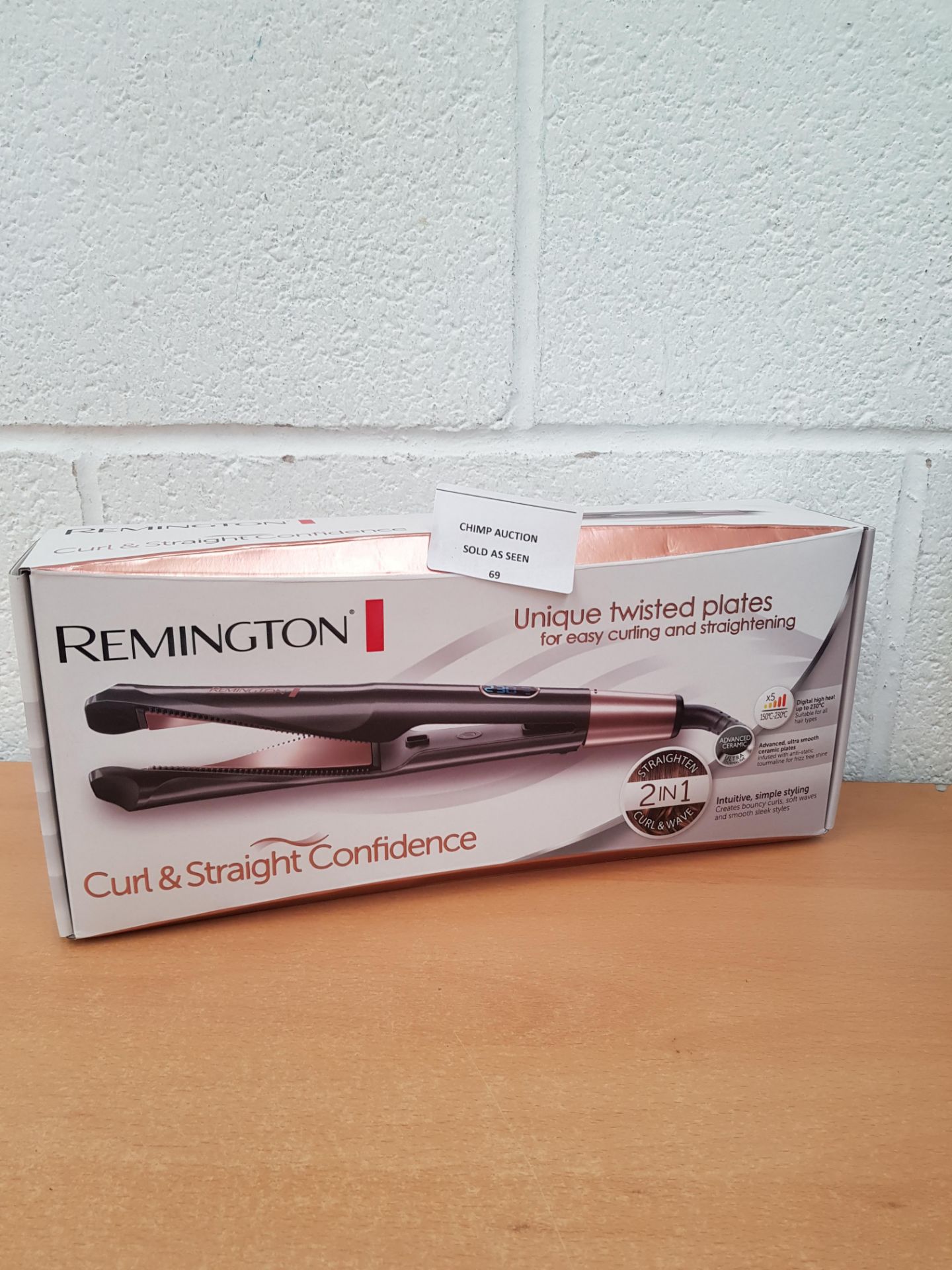 Remington Confidence, 2-in-1 Hair Straightener S6606 RRP £119.99.