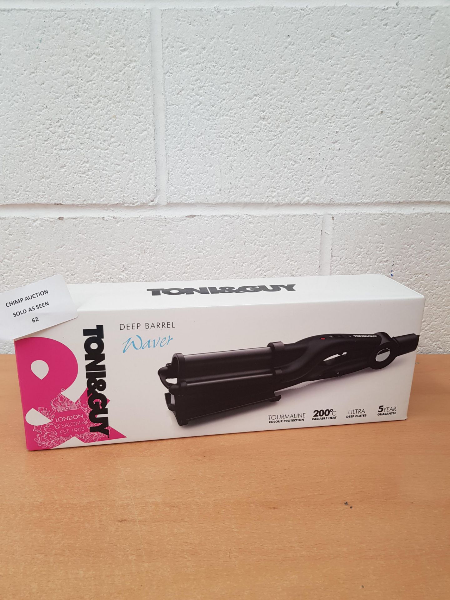 TONI & GUY Deep Barrel Waver Hair Styler RRP £79.99.