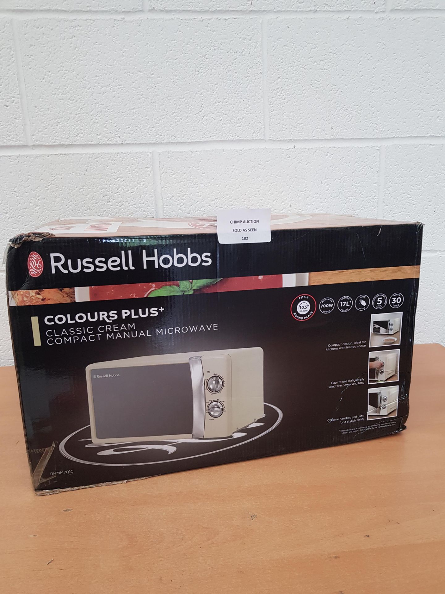 Russell Hobbs Colour Plus Compact Microwave