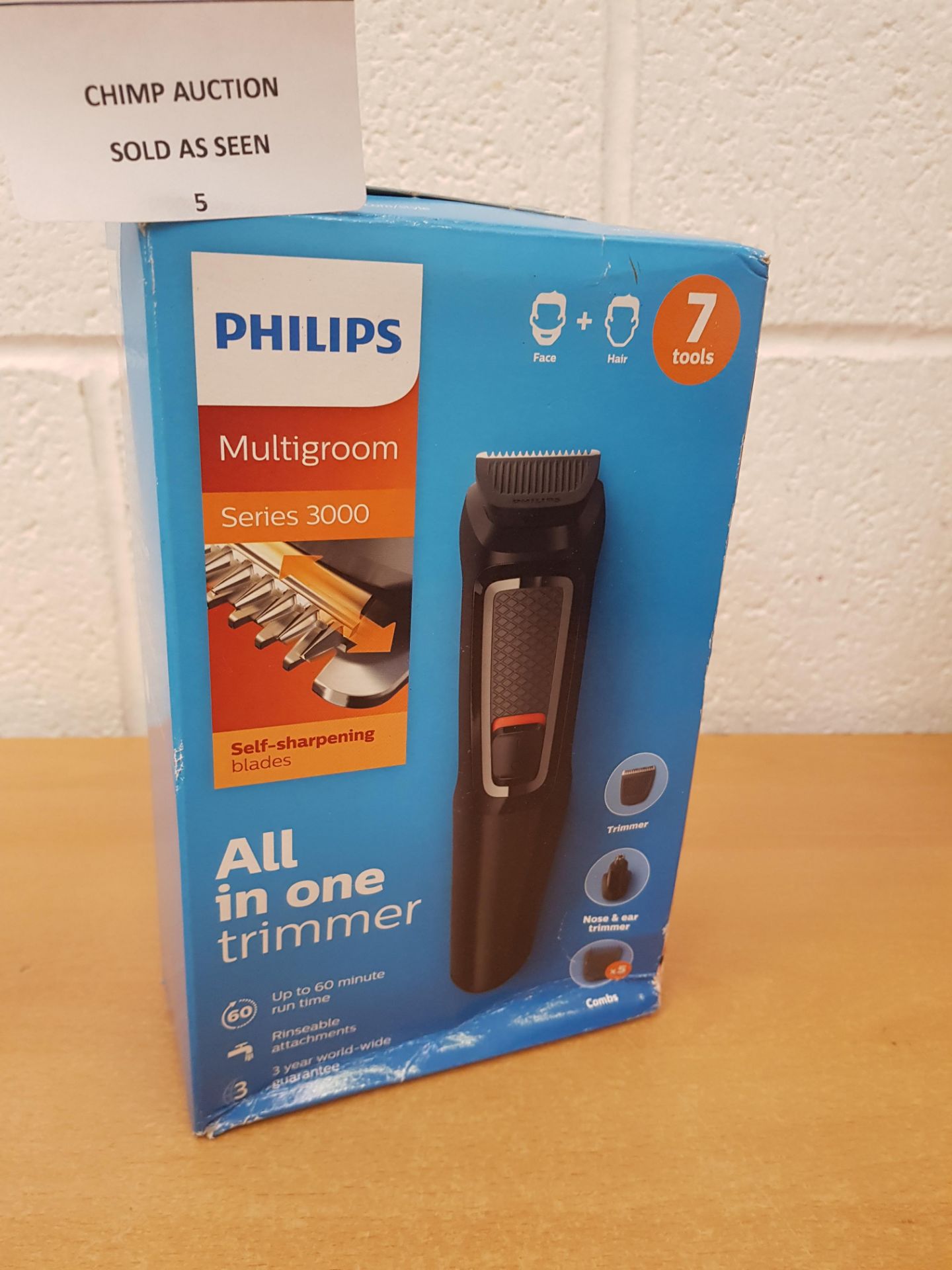 Philips multiGroom series 3000 MG3720 cordless clipper