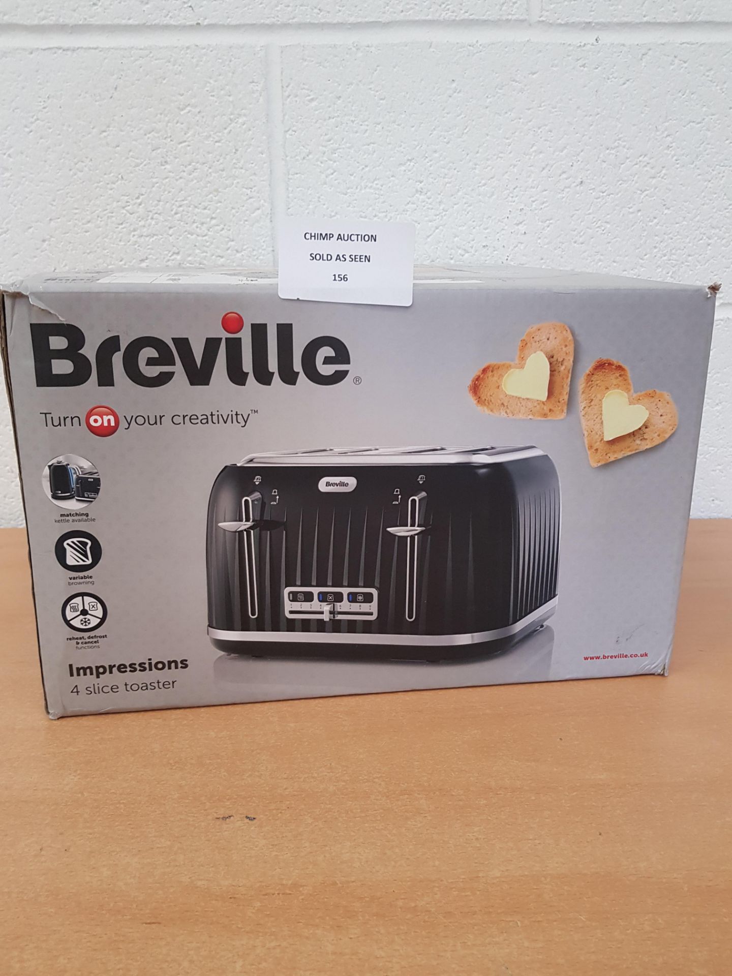 Breville Impressions 4 slice Toaster