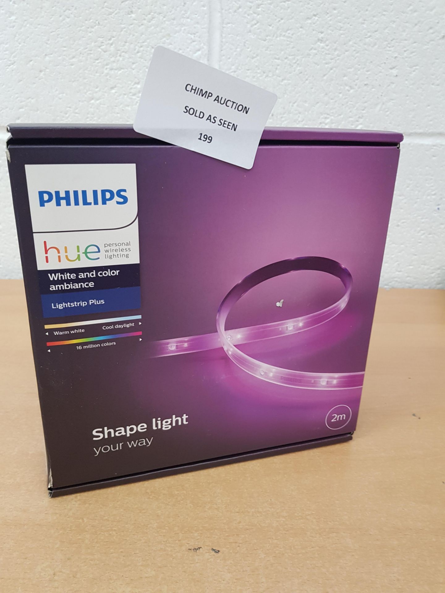 Philips Hue White & Ambience Light Strip Plus Light Kit RRP £69.99