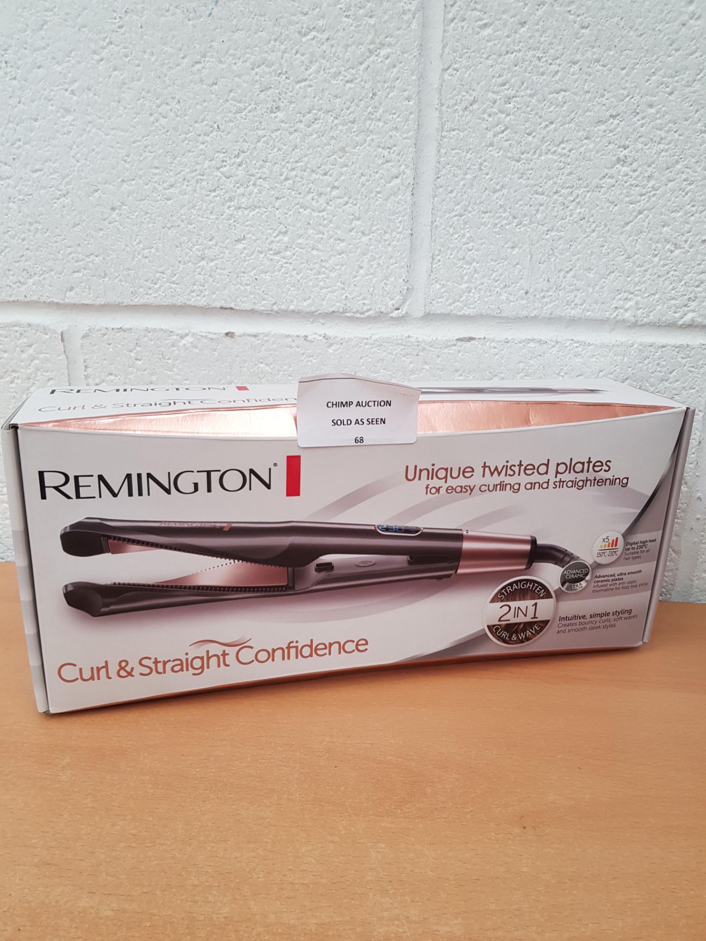 Remington Confidence, 2-in-1 Hair Straightener S6606 RRP £119.99.