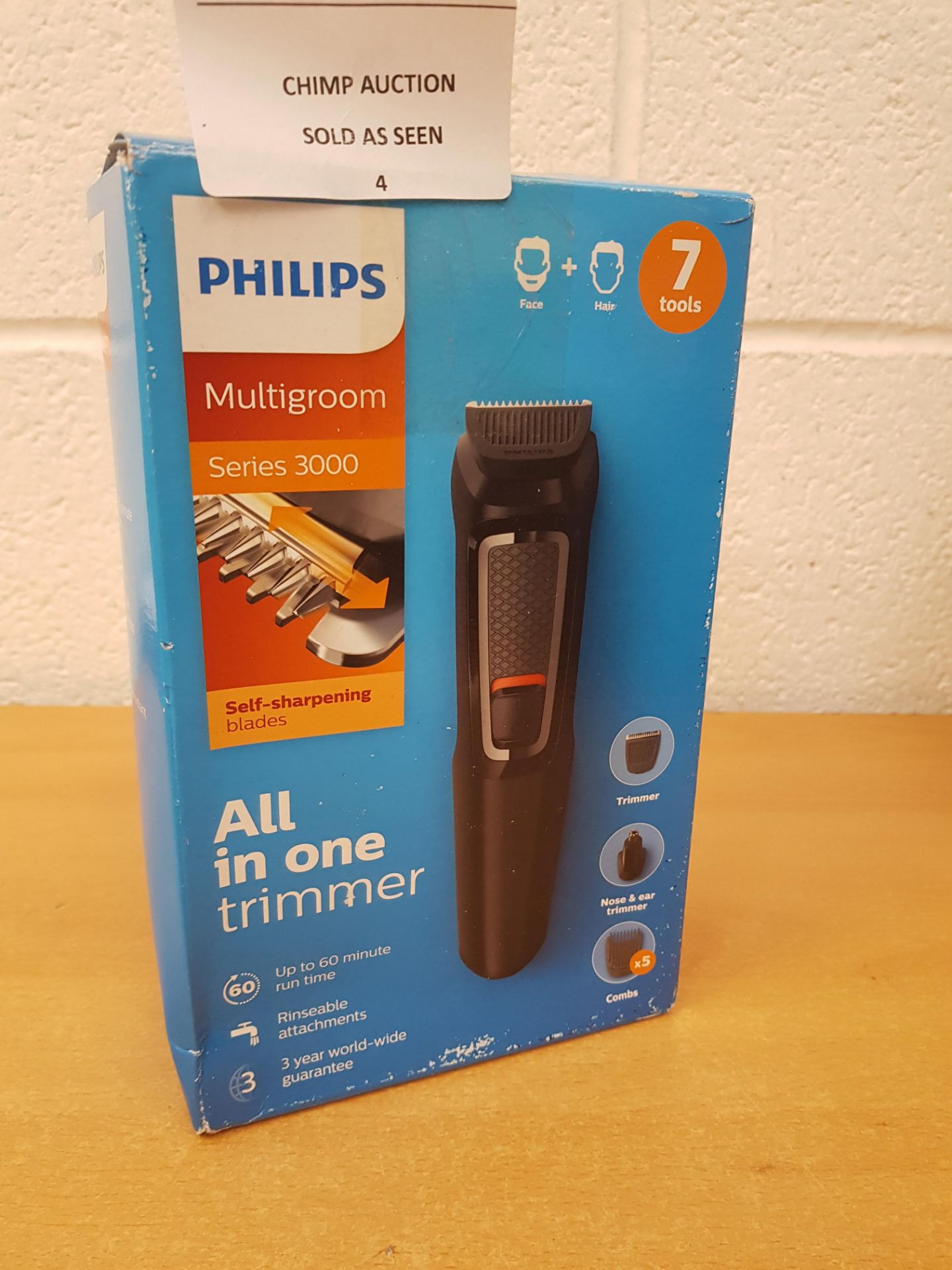 Philips multiGroom series 3000 MG3720 cordless clipper