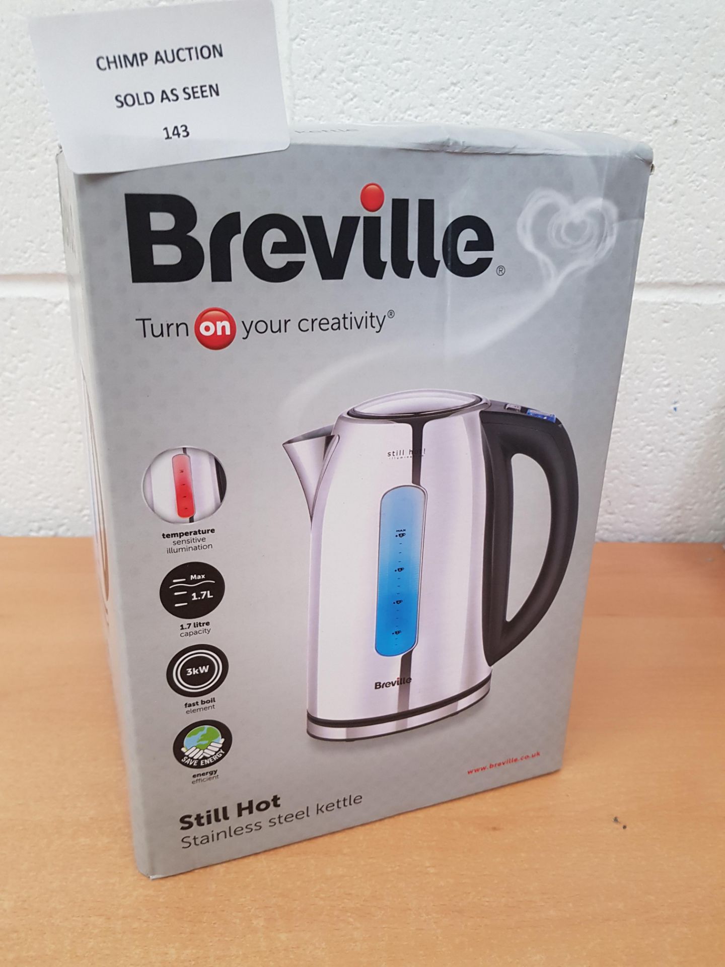 Breville Still Hot Steel Kettle