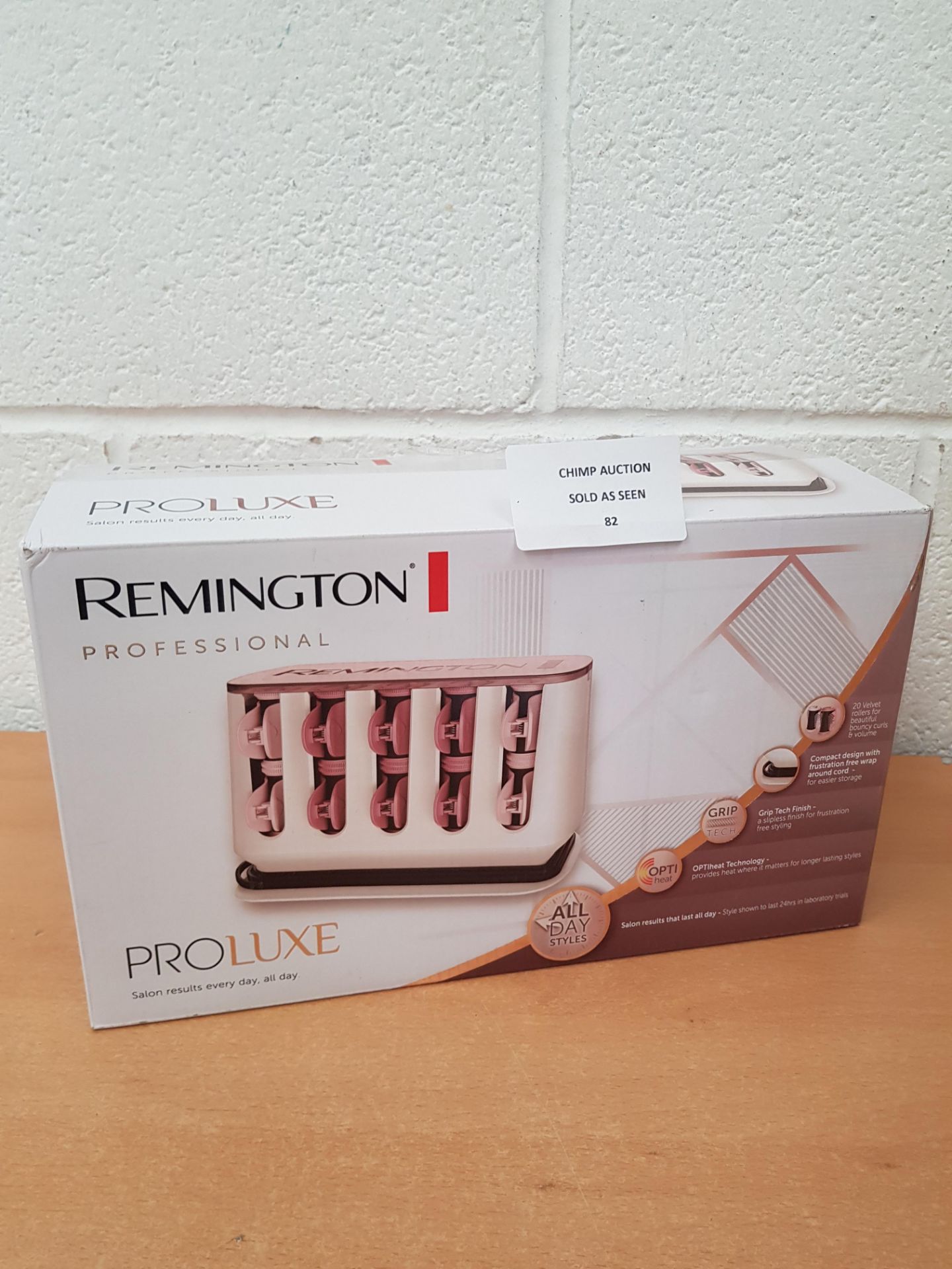 Remington H9100 Proluxe Heated Rollers - Rose Gold