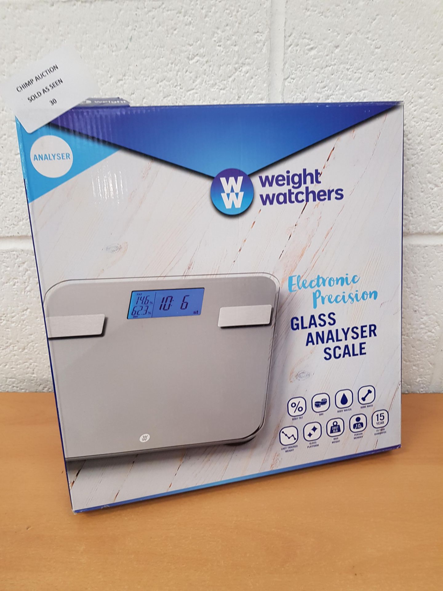 Weight Watchers Glass Analyser Scale