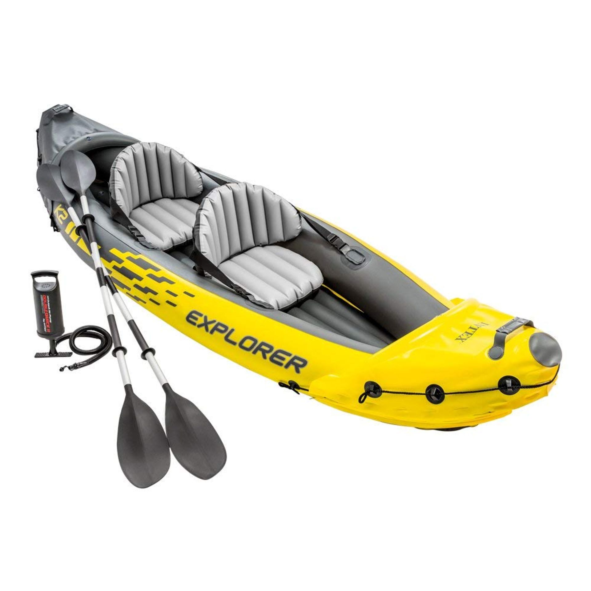 Intex Explorer K2 Two-Person Kayak with Oars + Pump RRP £169.99