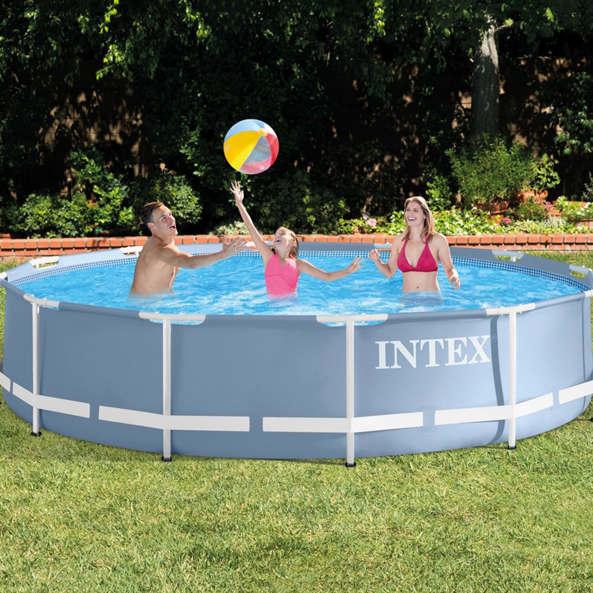 Intex – Swimming Pool Removable Prism Frame 366 x 76 RRP £199.99