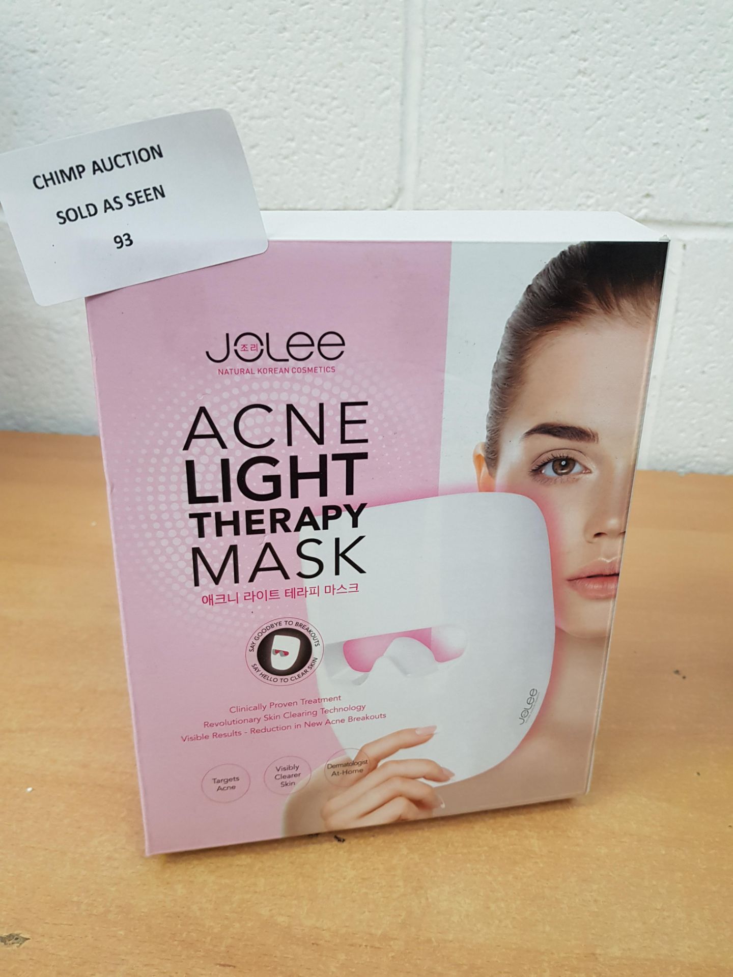 JoLee LED Acne Light Therapy Acne Mask treatment device