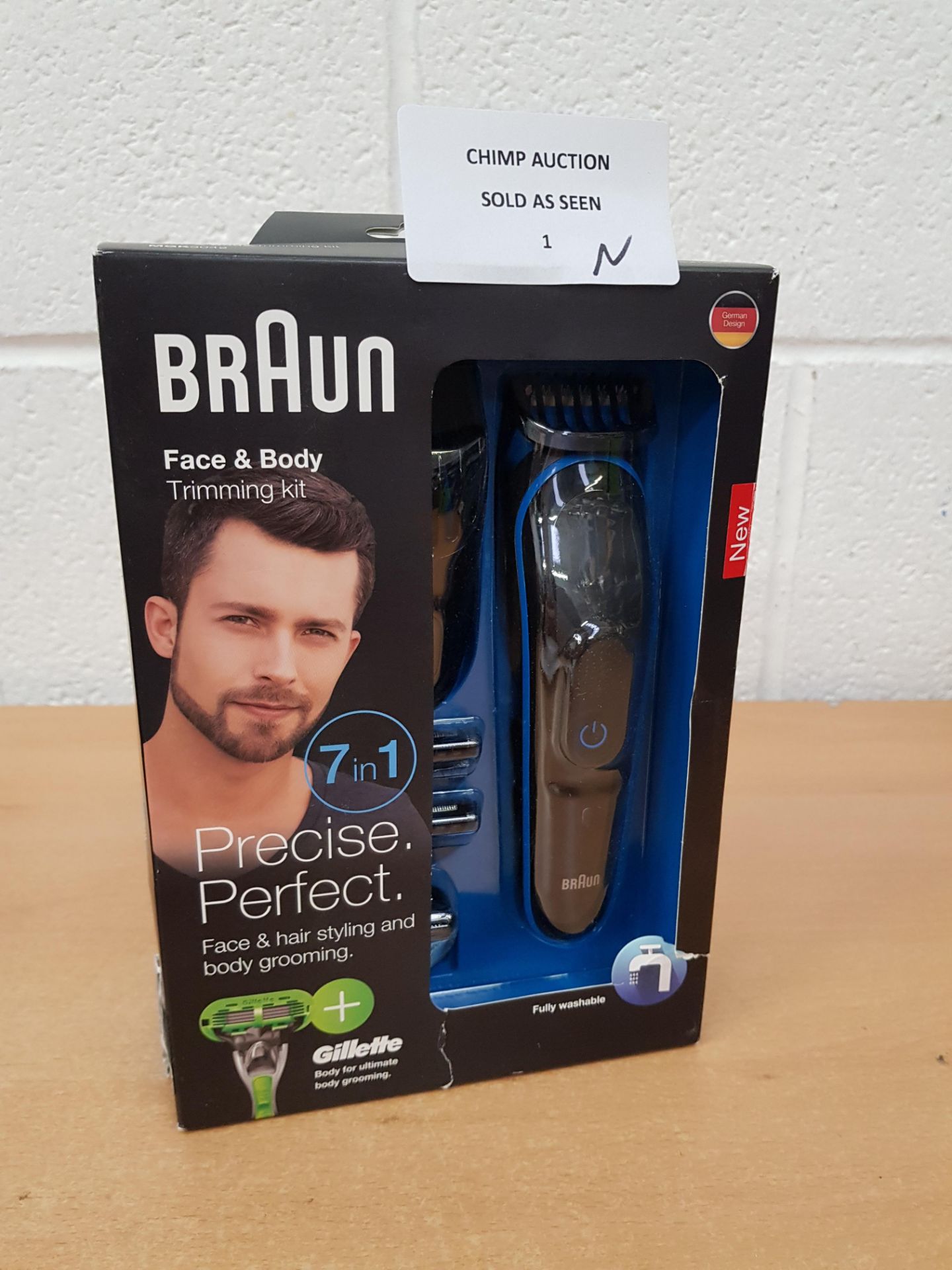 Brand new Braun MGK 3042 Face & Body Trimming Kit RRP 69.99.