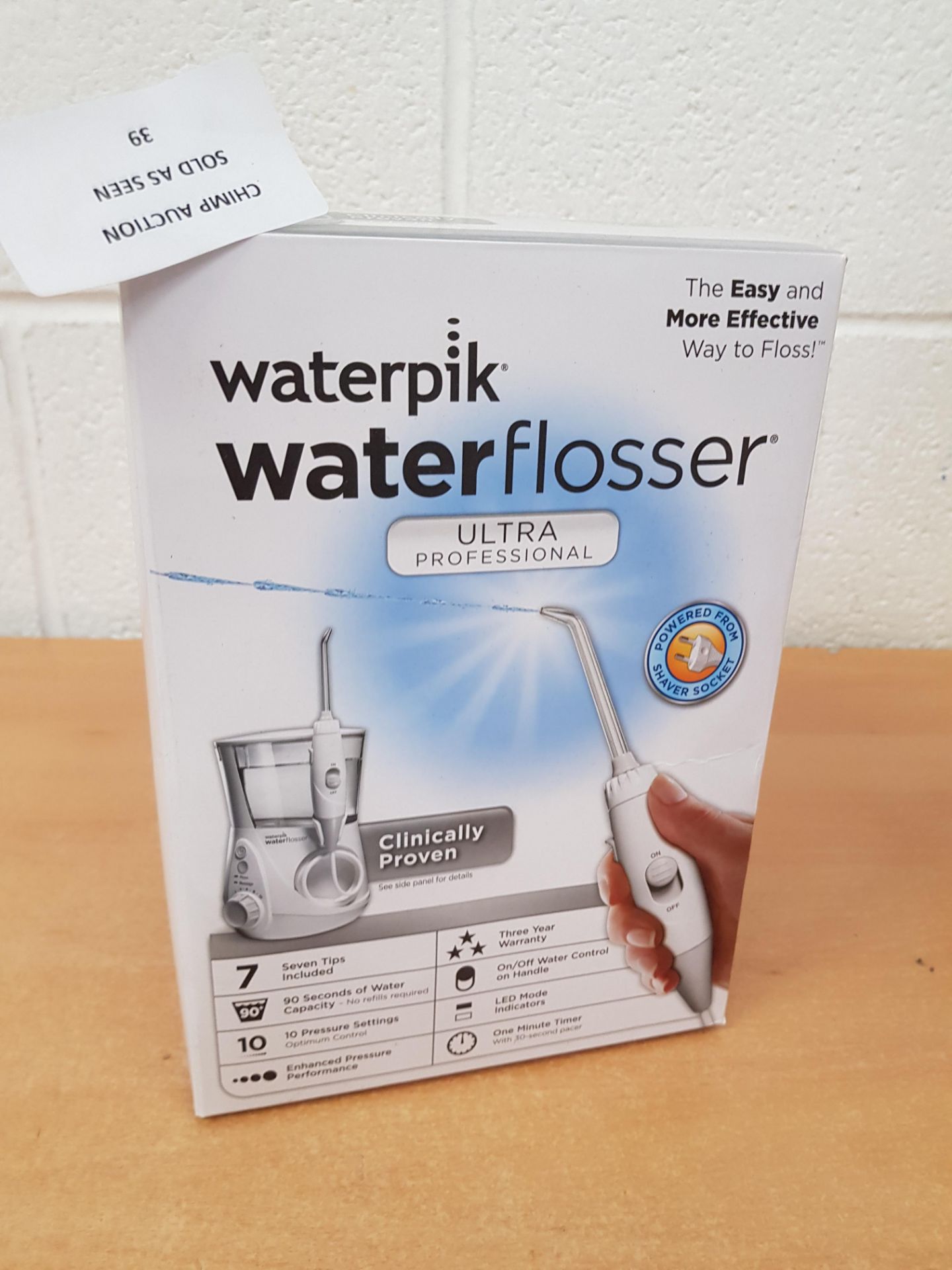 Waterpik WP-660UK Ultra Professional Water Flosser RRP £79.99.