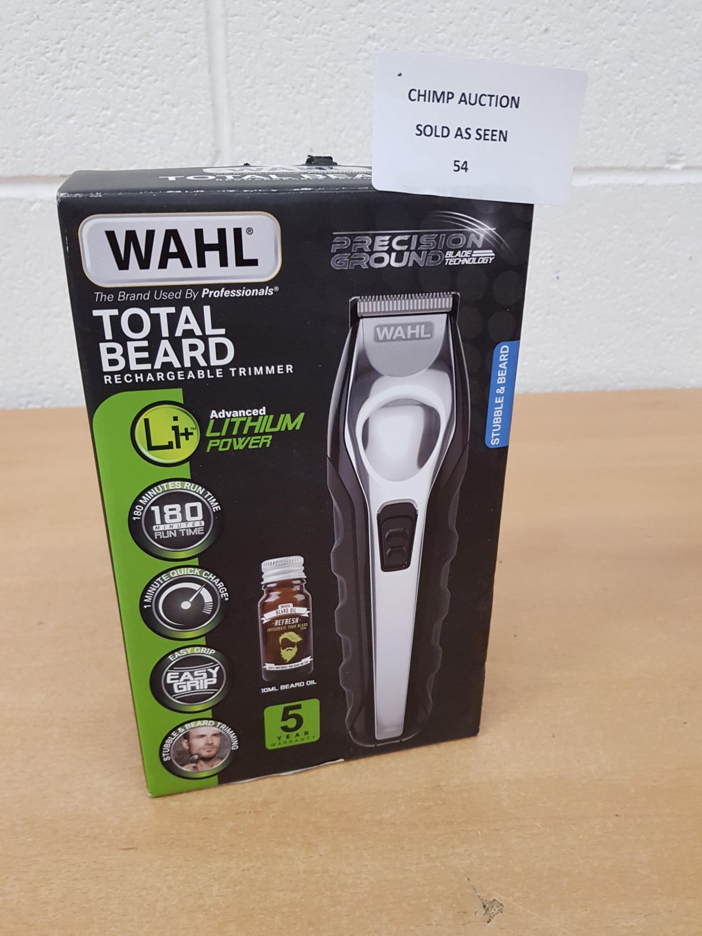 Wahl Total Beard Cordless Stubble & Trimmer Kit RRP £109.99