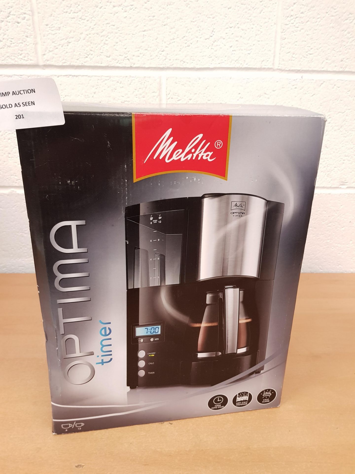 Melitta Optima Timer, 100801, Filter Coffee Machine RRP £79.99