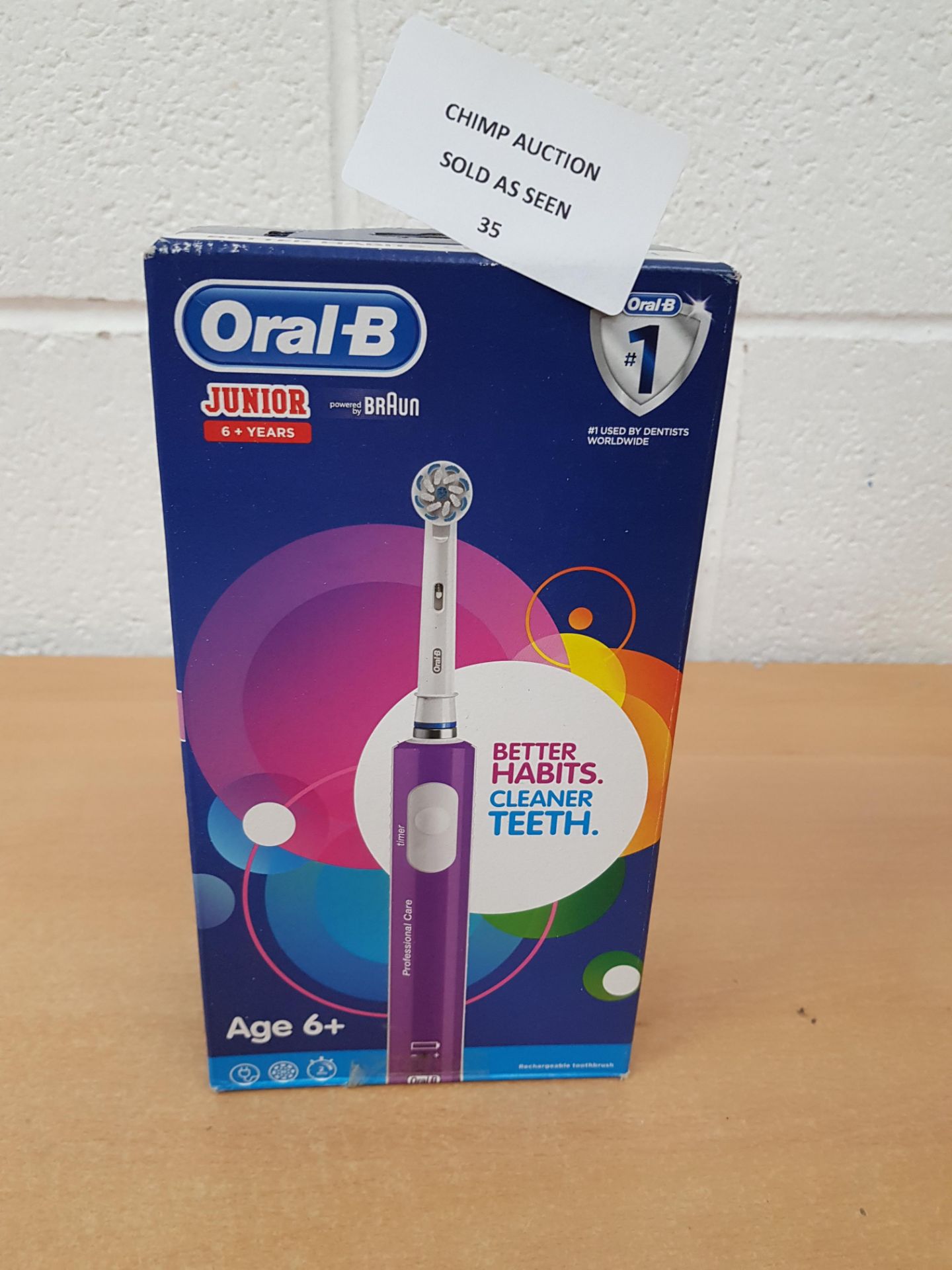 Oral-B Junior Kids Braun electric toothbrush