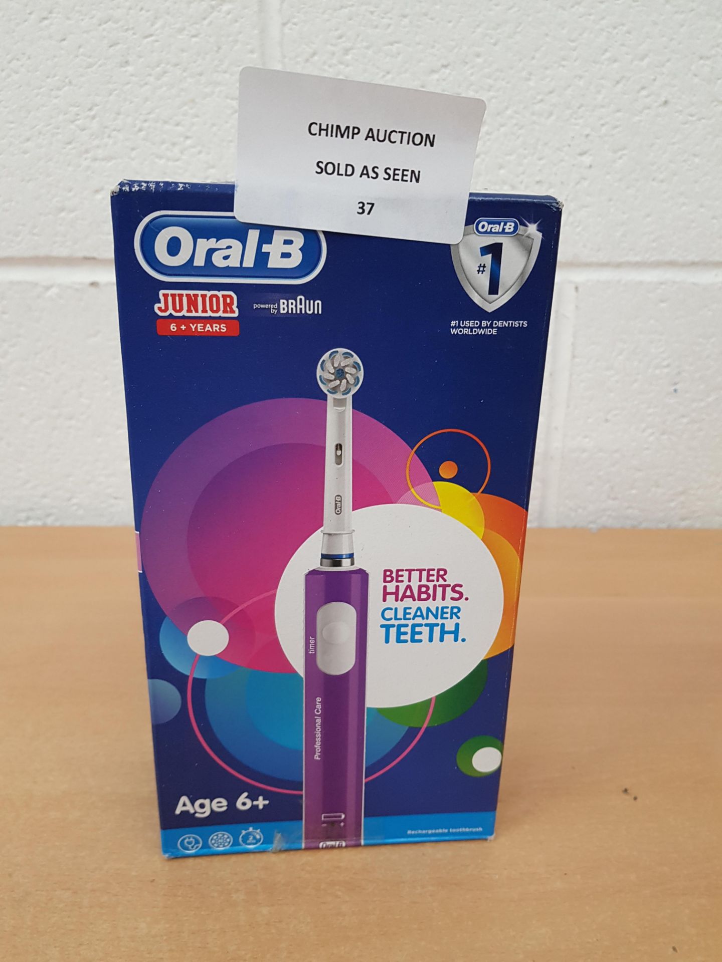 Oral-B Junior Kids Braun electric toothbrush