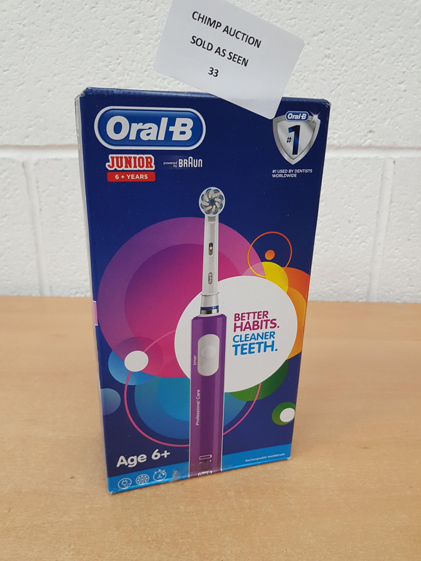 Oral-B Junior Kids Braun electric toothbrush