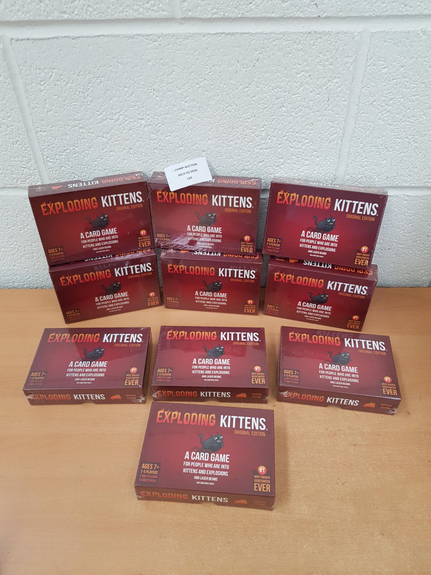Joblot of 10x NEW Exploding Kittens: A Card Games RRP £300.
