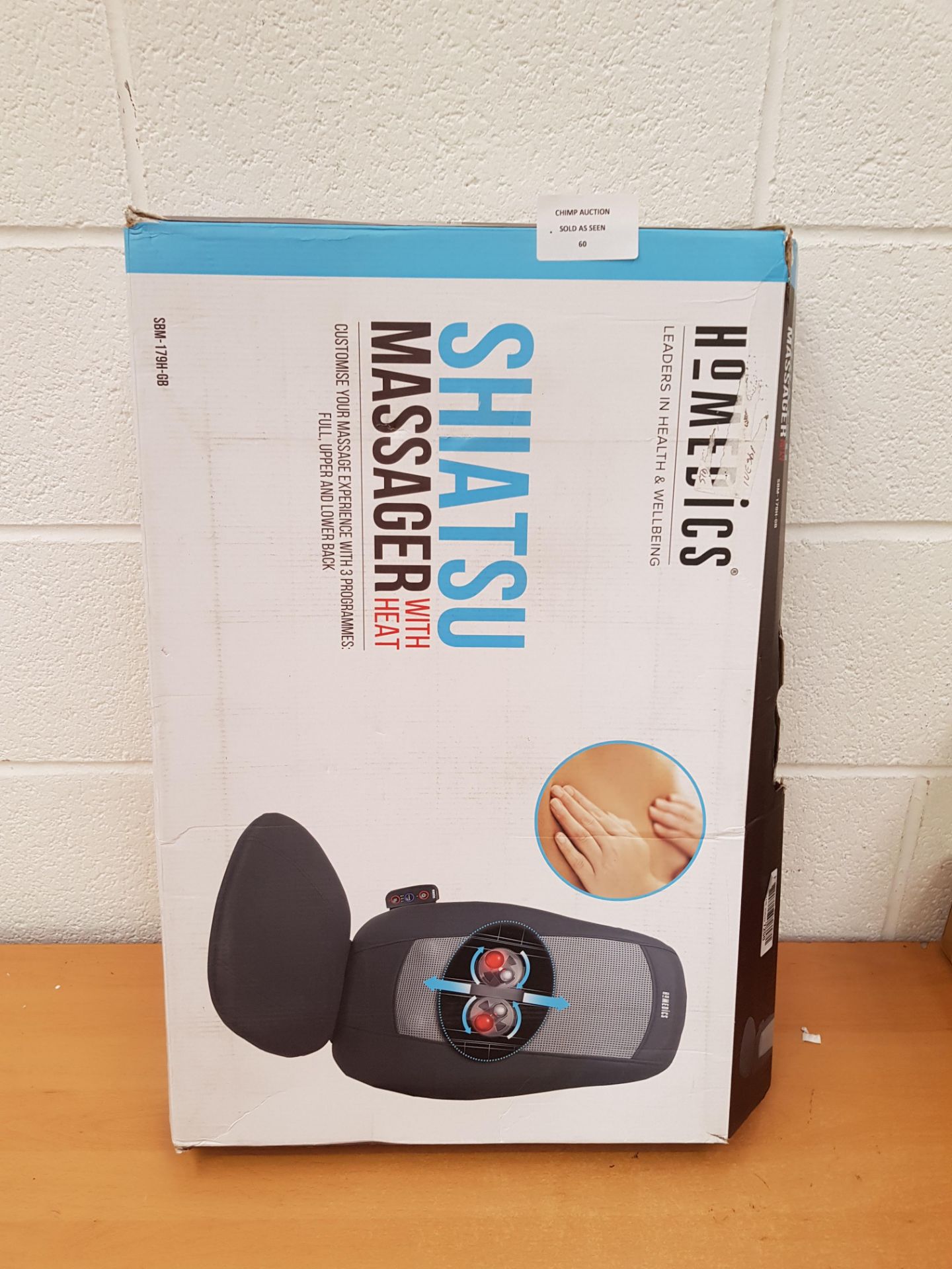 Homedics SBM-179H Shiatsu Massager with Heat RRP £179.99