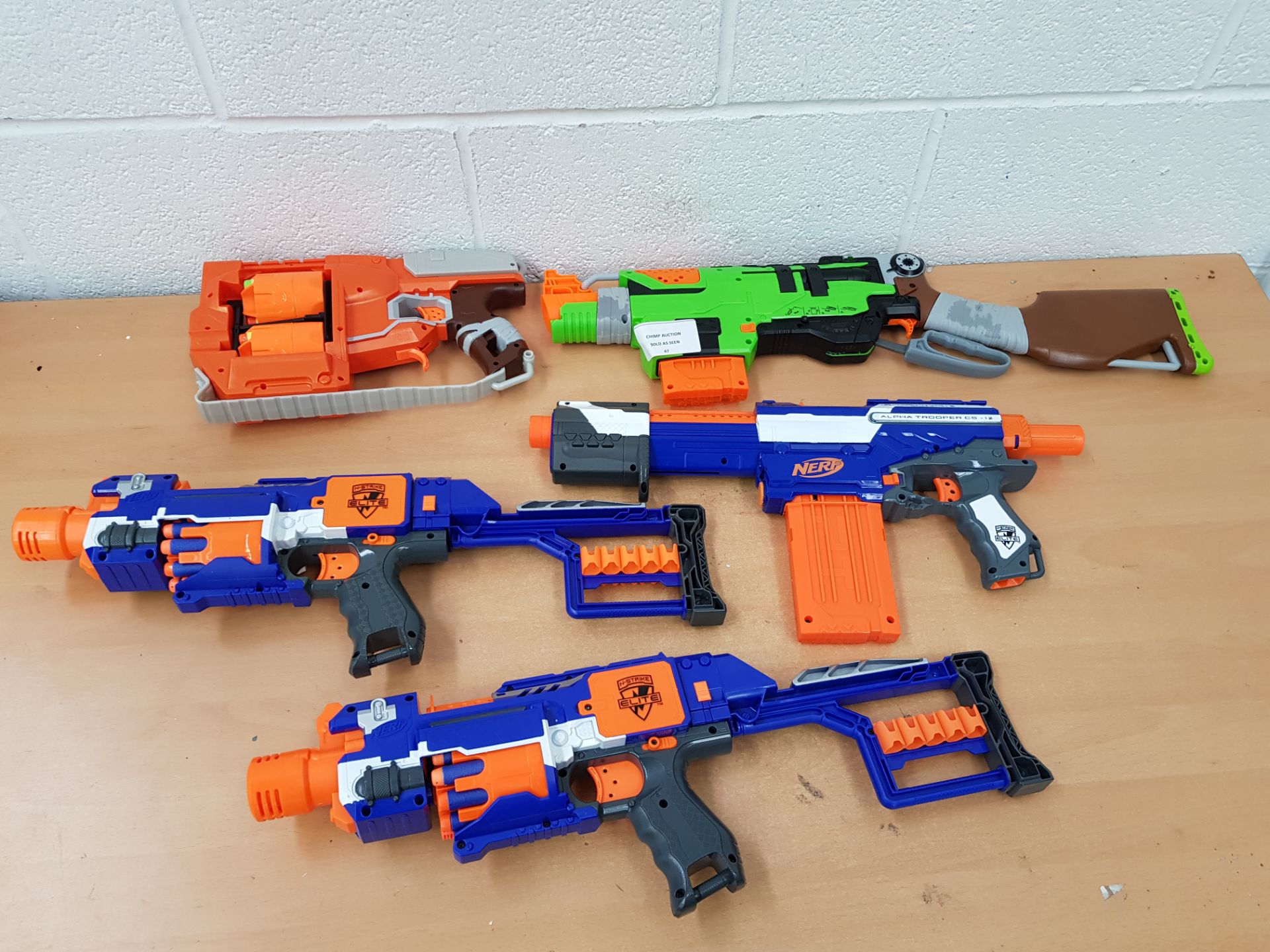 Joblot of mixed Nerf Blasters